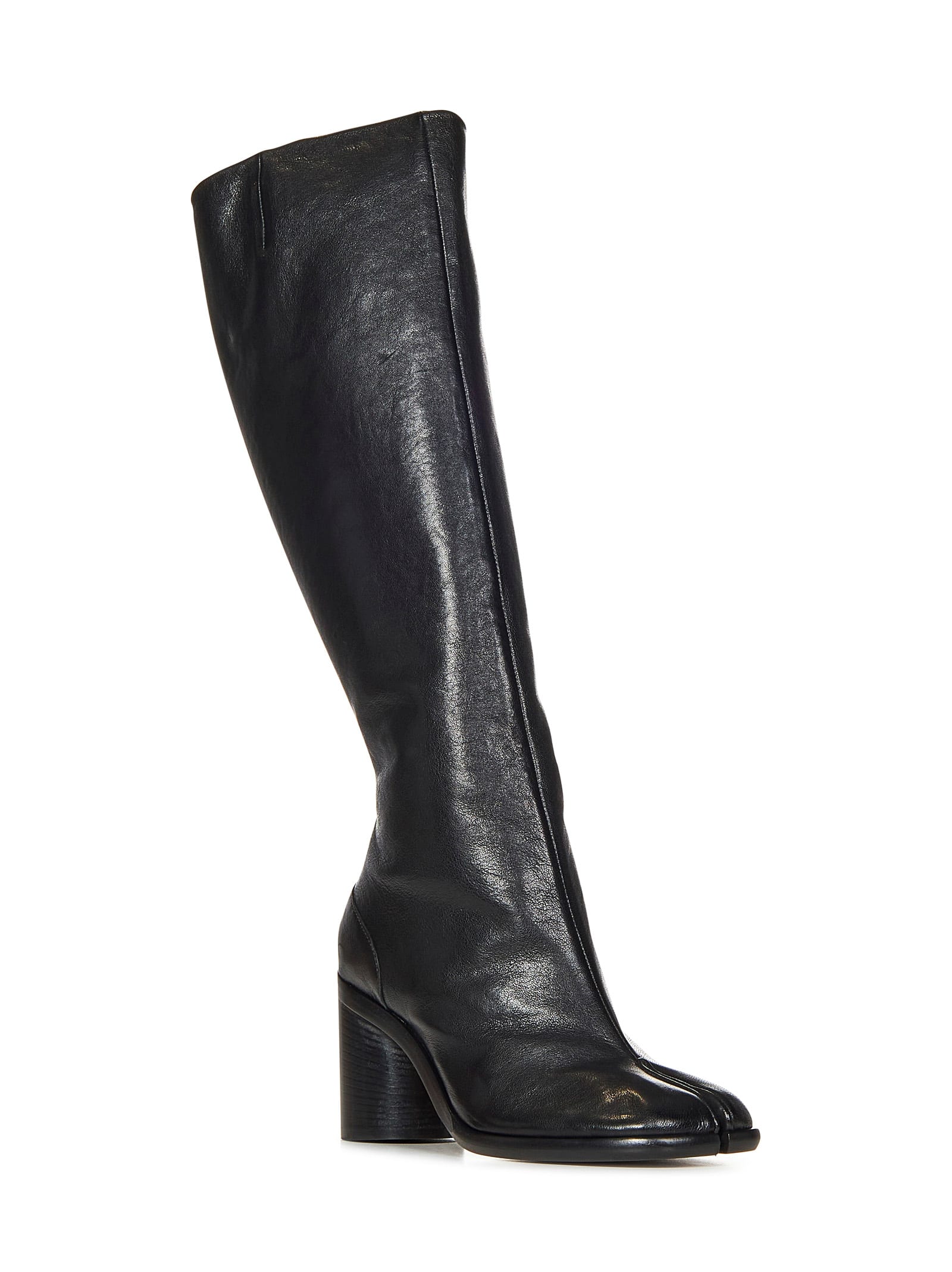 Shop Maison Margiela Tabi Boots In Black