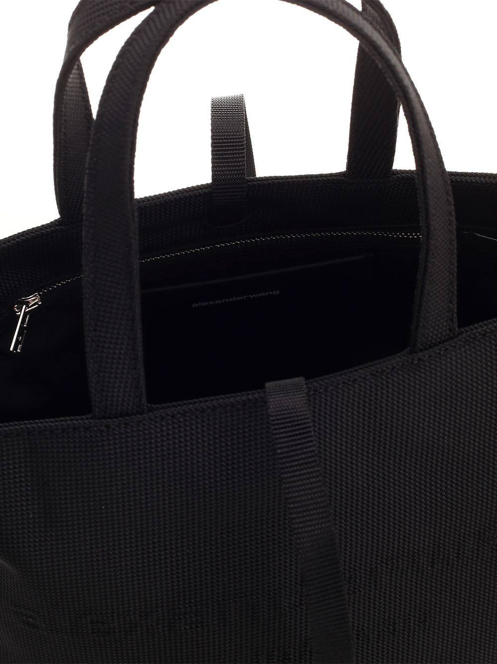 Shop Alexander Wang Punch Small Tote Bag In Black