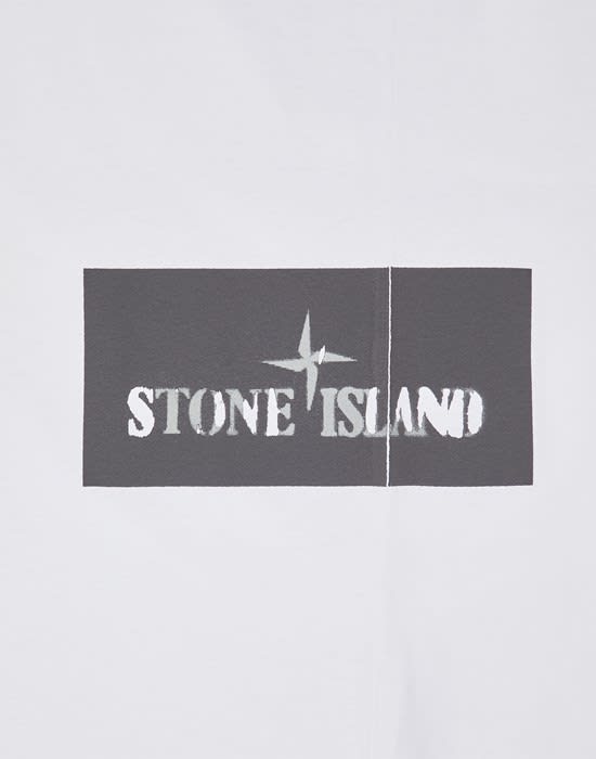 Shop Stone Island Institutional White Tee