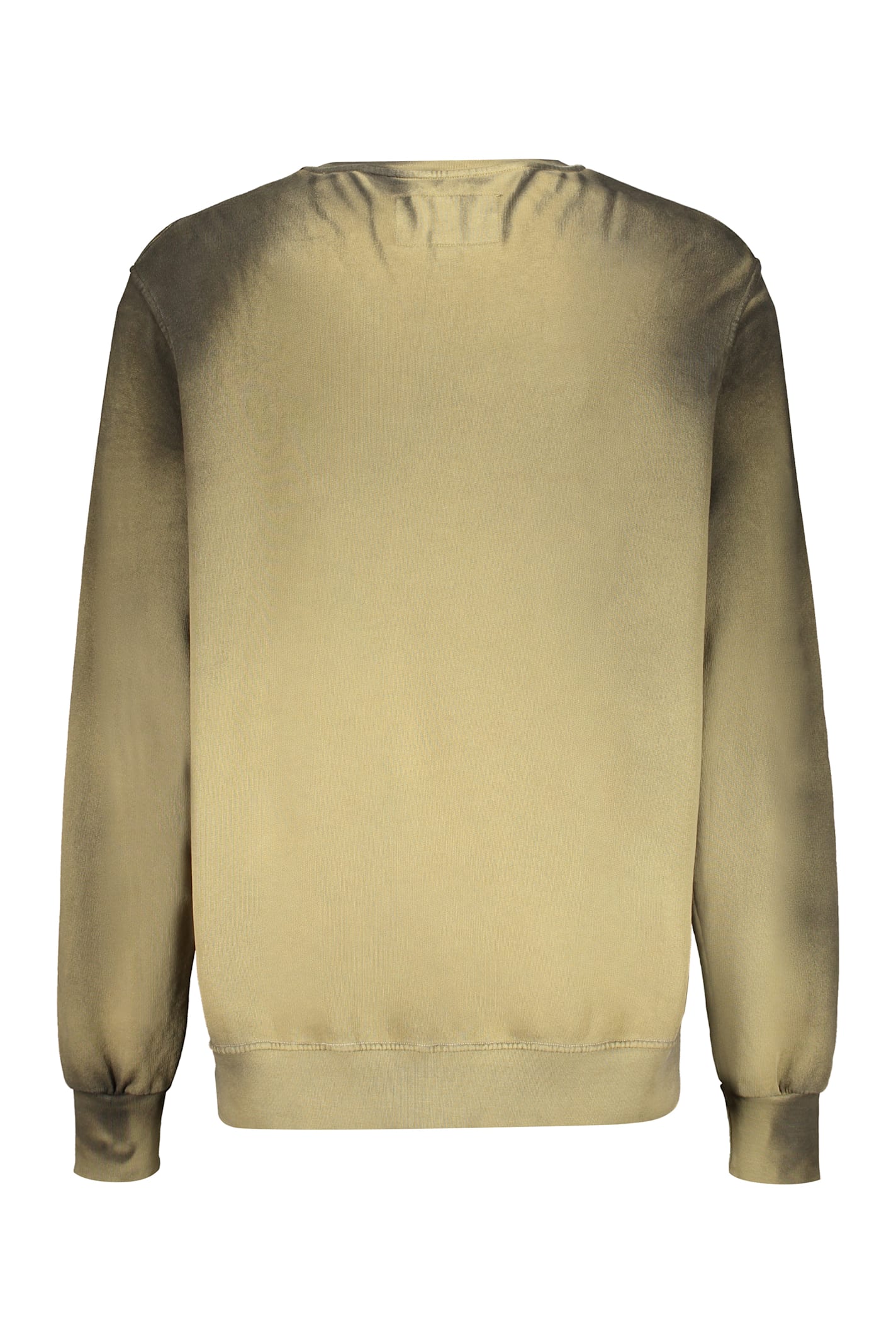 Iso.poetism Printed Cotton Sweatshirt In Green