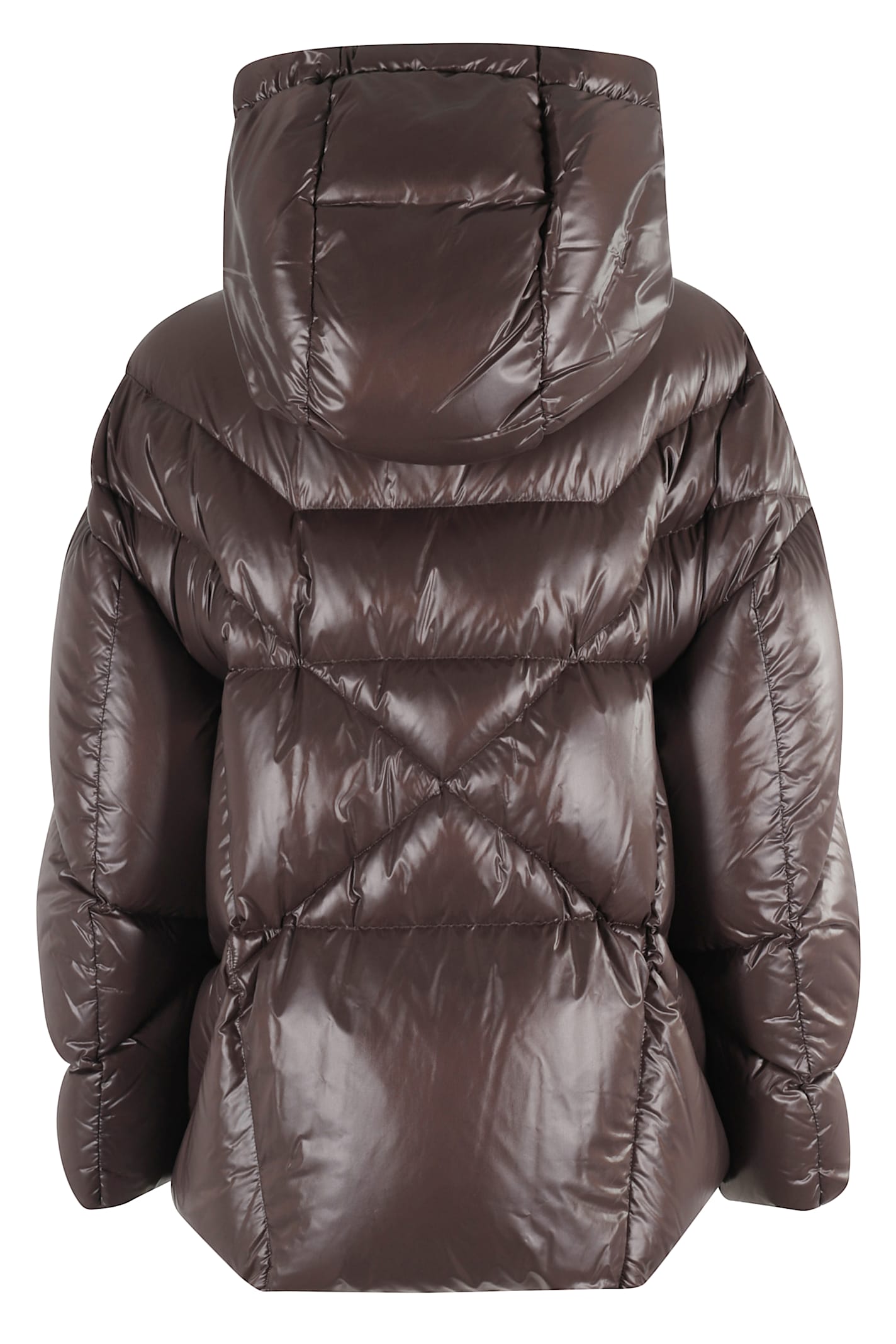 Khrisjoy Khris Iconic Milano Shiny Jacket In Brown