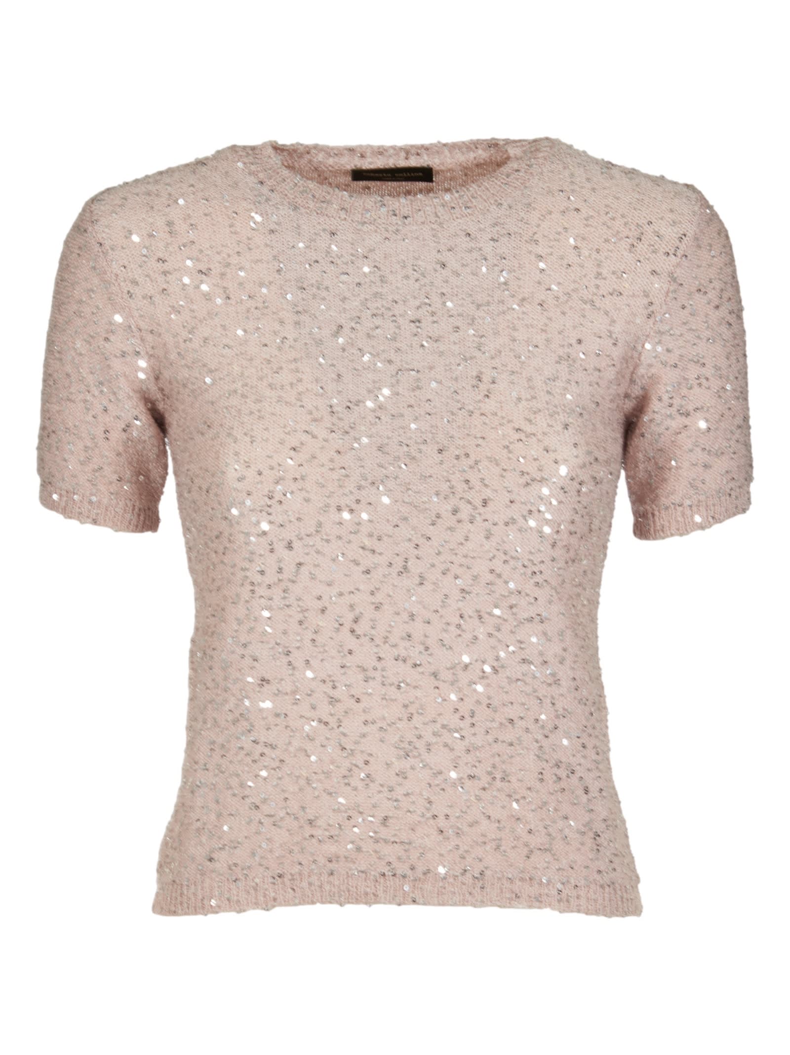 Sequined Cropped Jumper