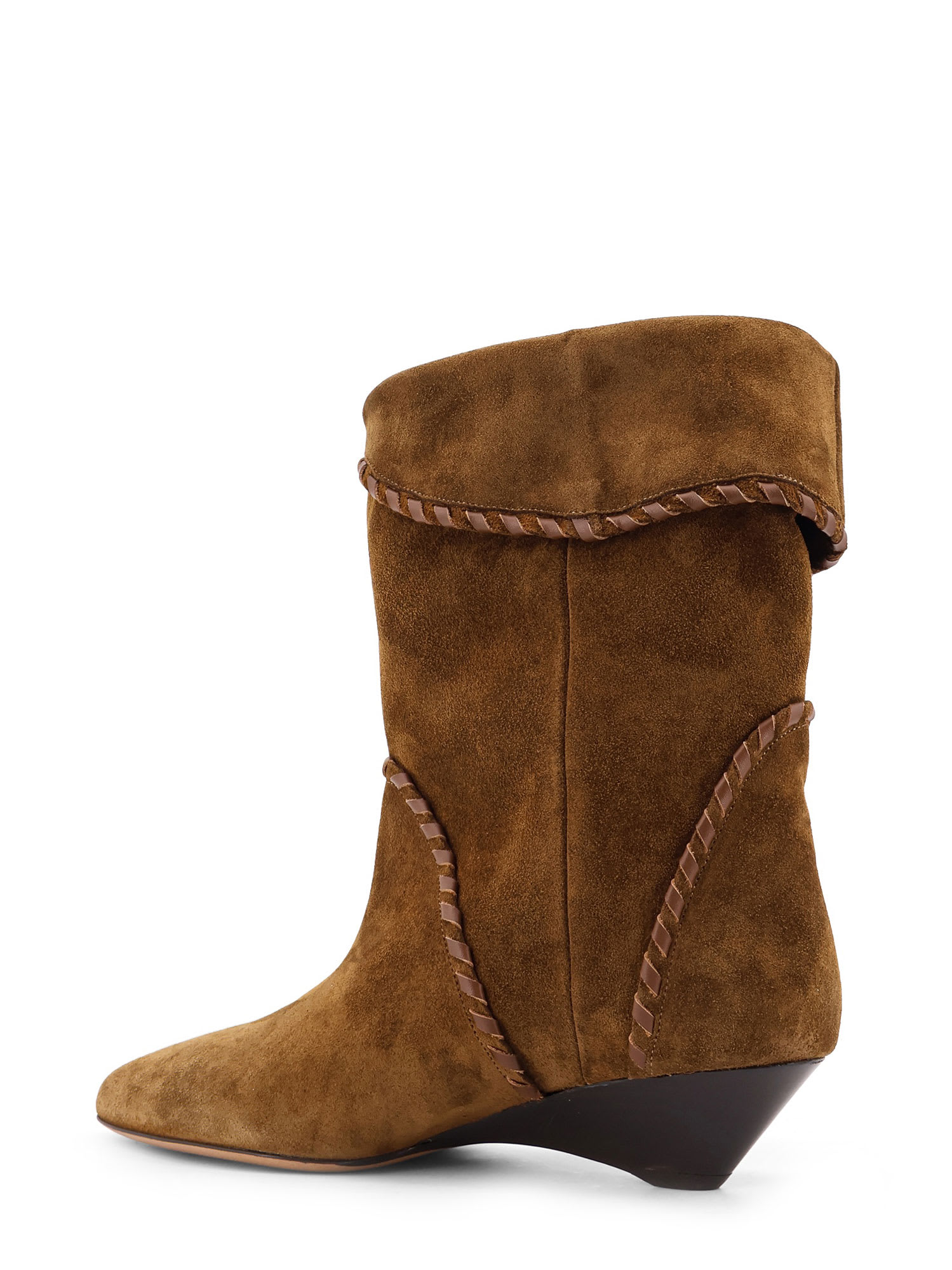 Isabel Marant Edoa Suede Ankle Boots In Brown