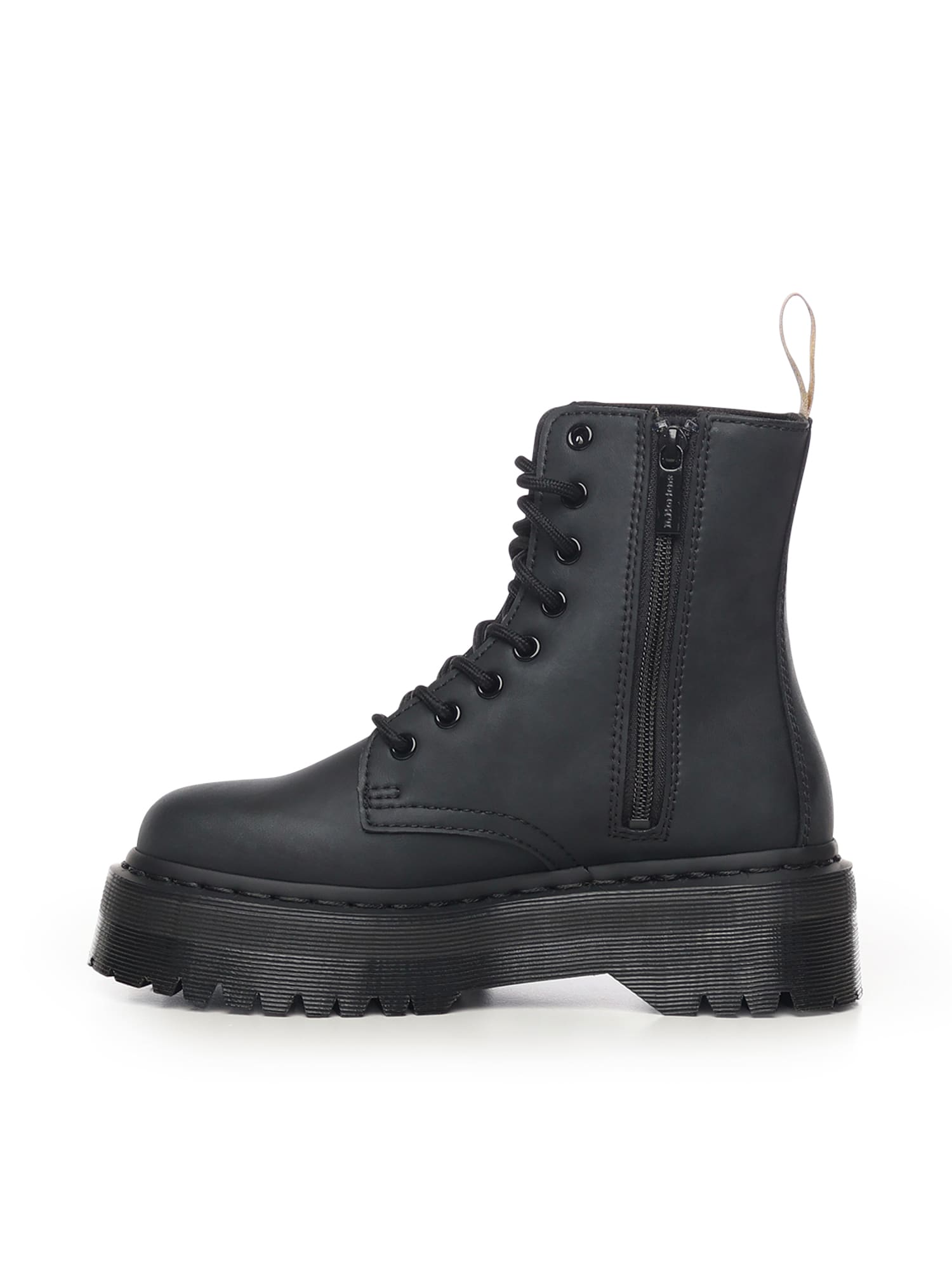 Dr. Martens Jadon Ii Mono Vegan Platform Boots In Black