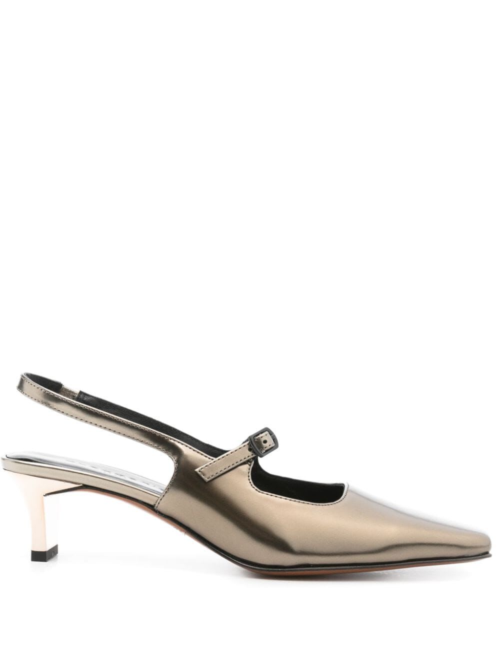 Shop Clergerie Suzie Sling Back In Gbi Metglos