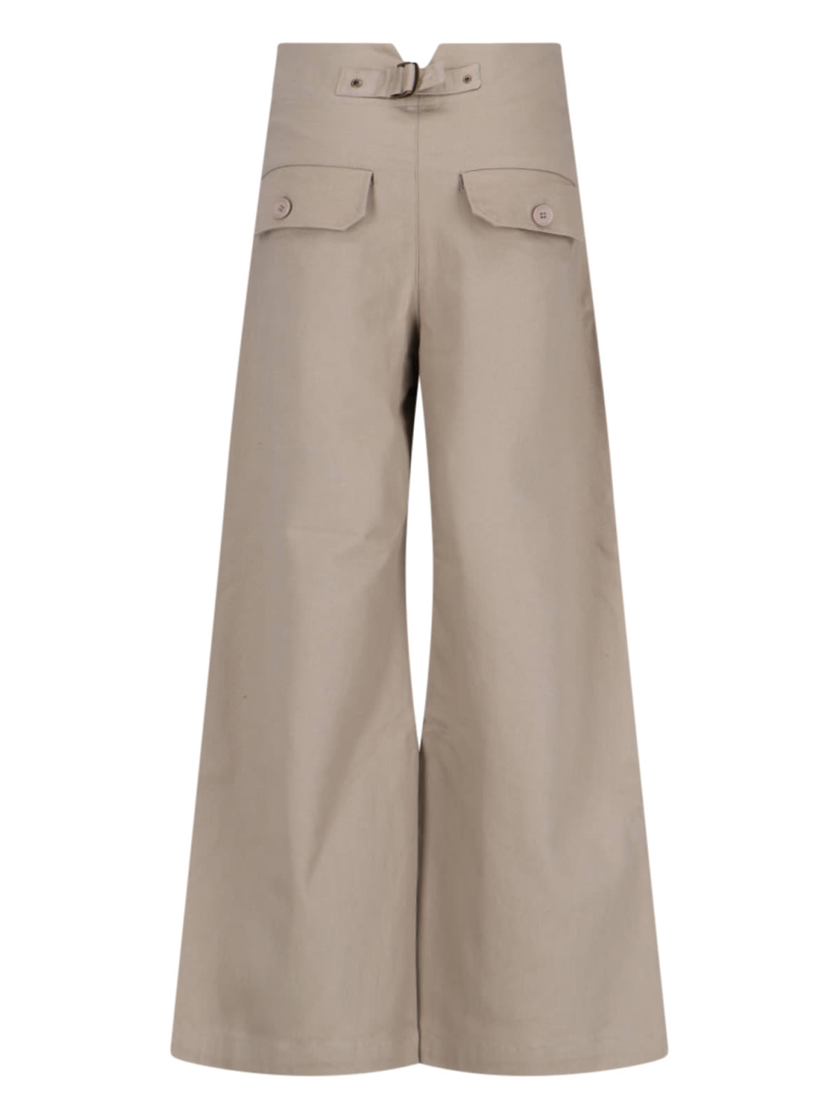 Entire Studios Elastic Waist Casual Pants In Gray