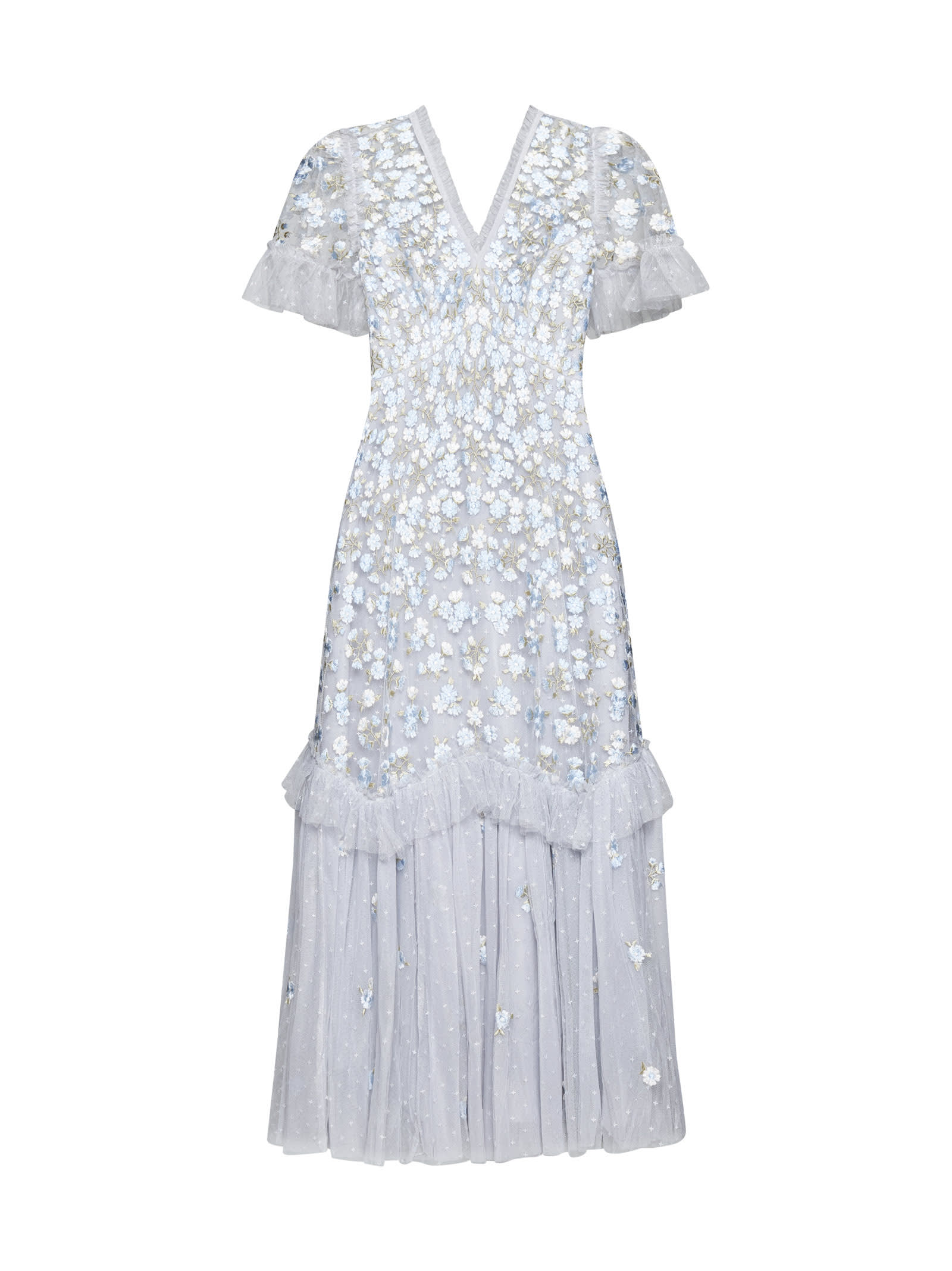 Shop Needle &amp; Thread Dress In Cornflower Blue