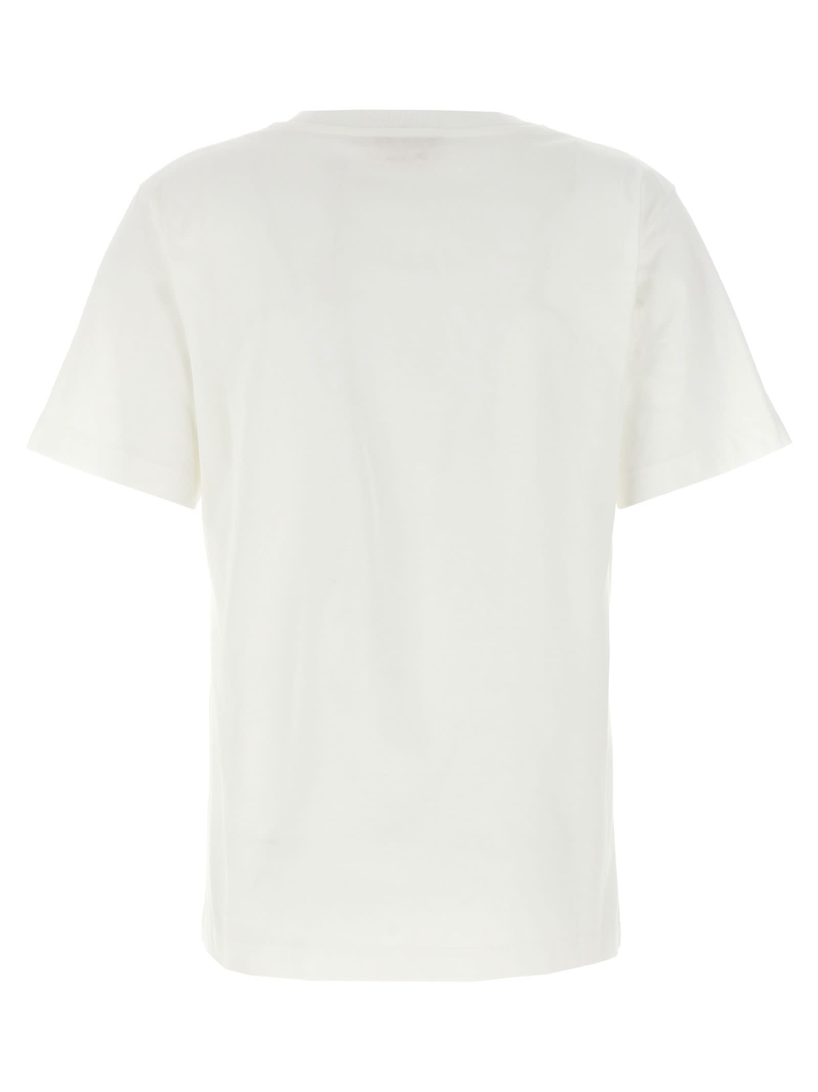 Shop Marni Crayon Logo T-shirt In White