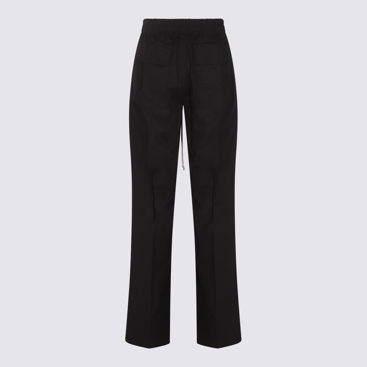 Rick Owens Dietrich Drawstring Trousers In Black