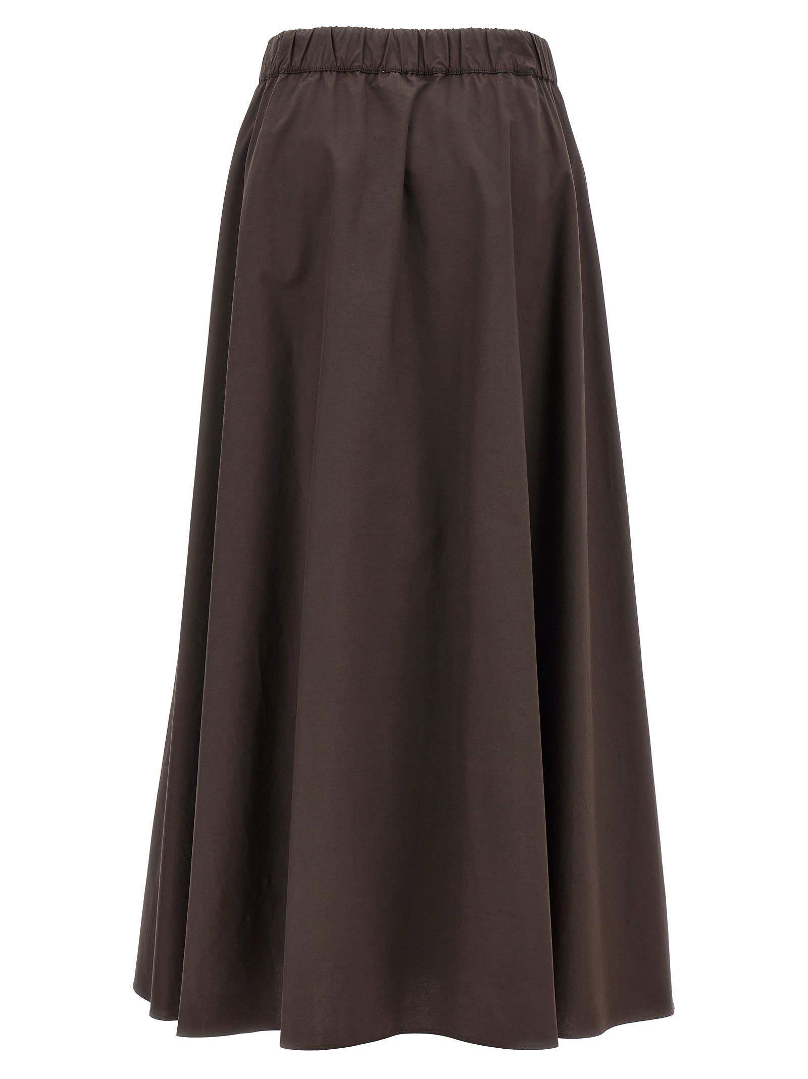 Shop P.a.r.o.s.h Canyox Skirt In Brown