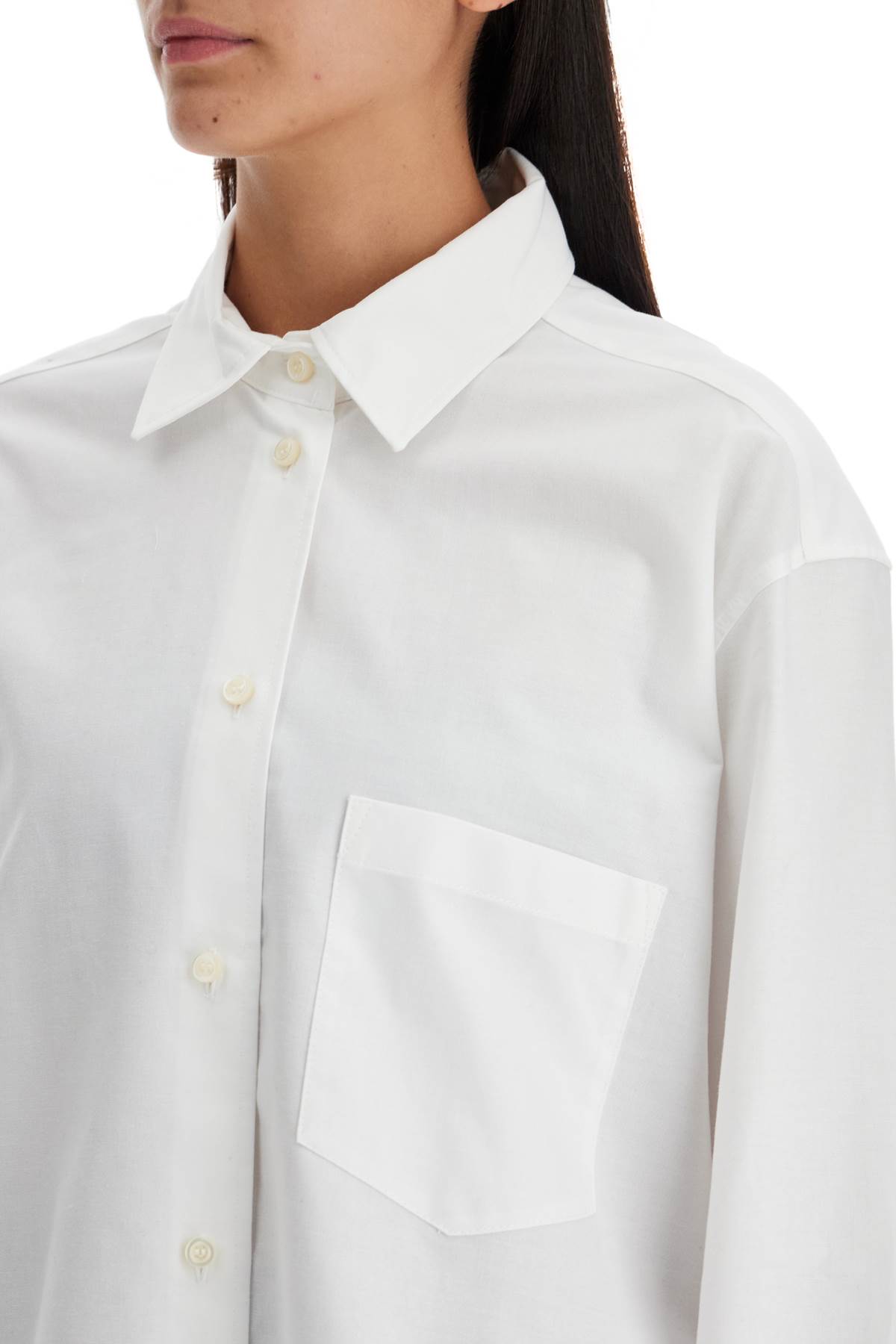 Shop The Andamane New Georgiana Oversized Shirt In White (white)