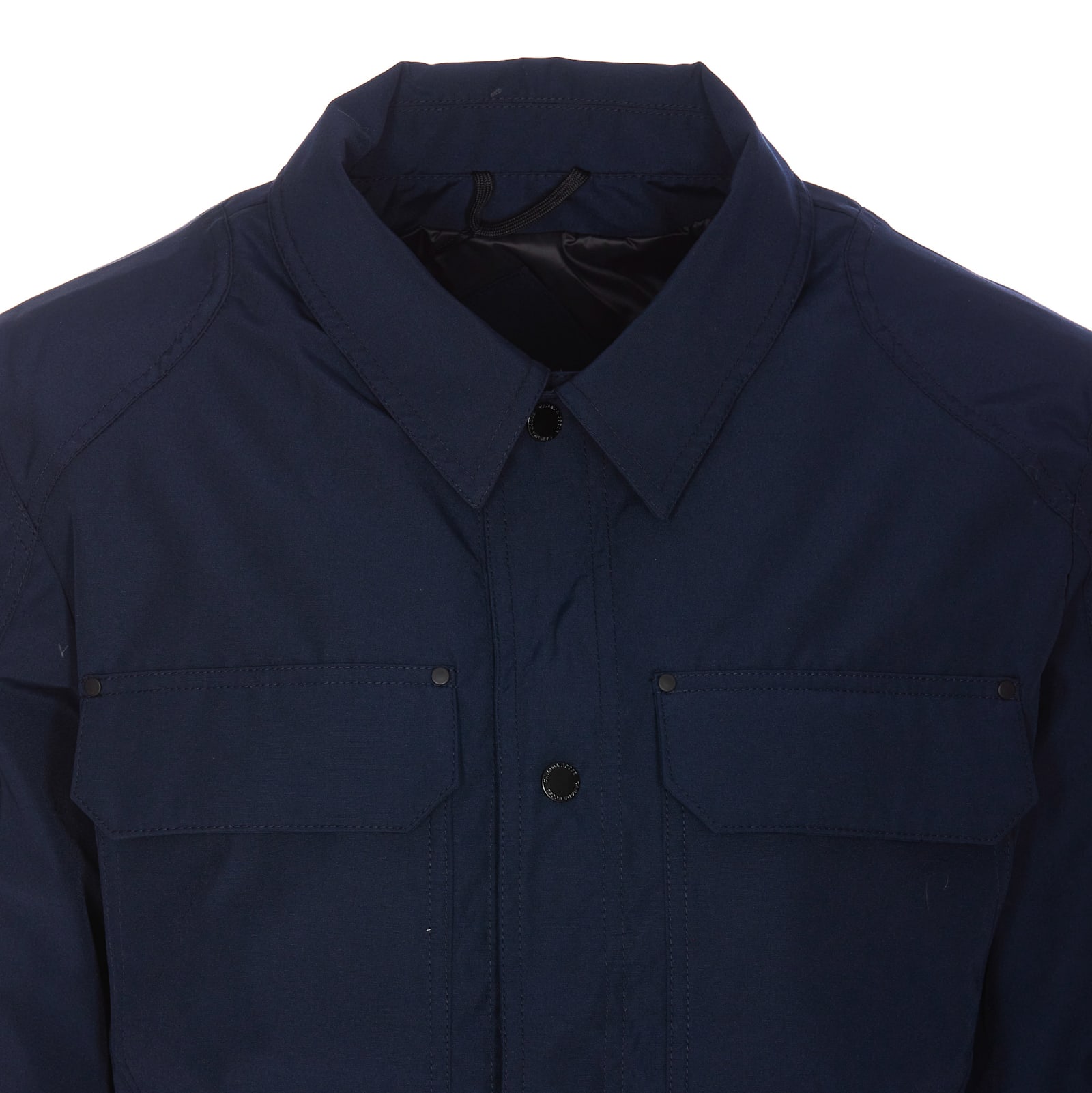 Shop Canada Goose Burnaby Jacket In Blue