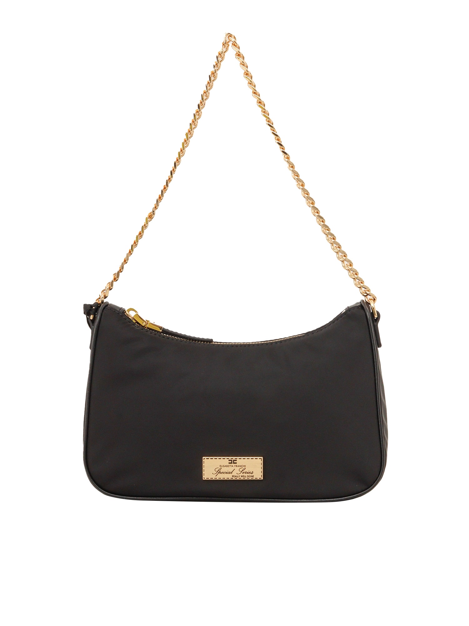 Elisabetta Franchi Shoulder Bag In Black