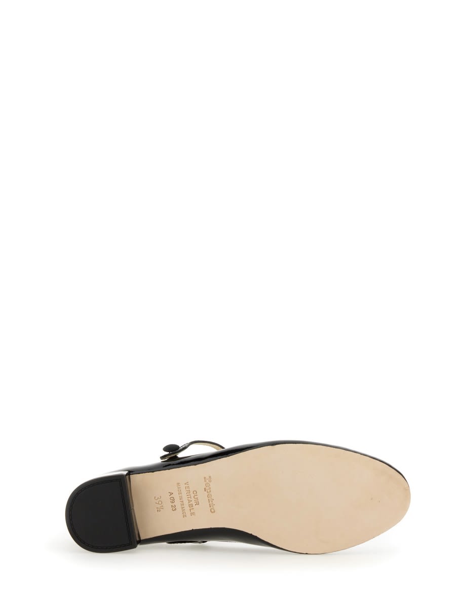 Shop Repetto Pump Mary Jane Rose In Black