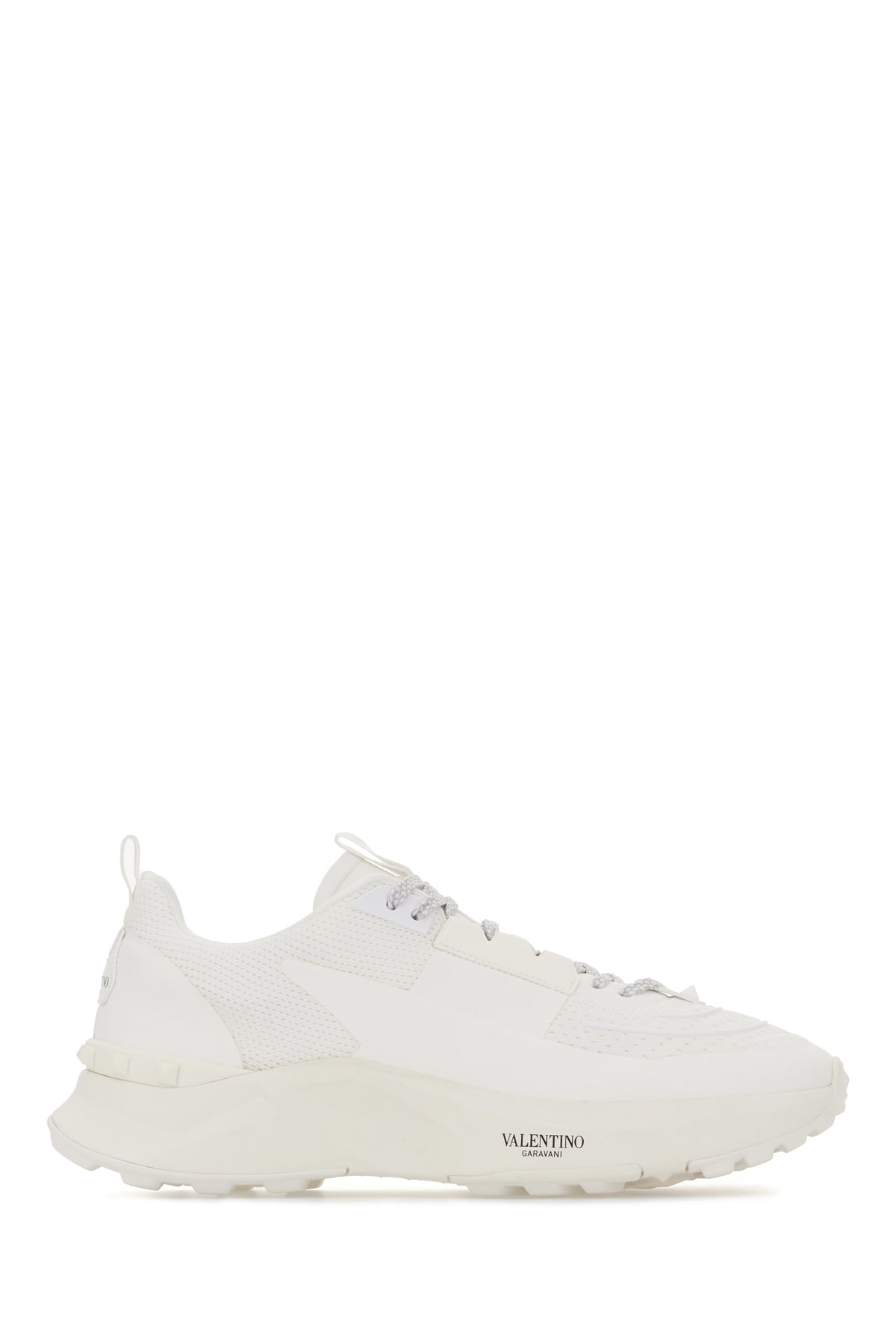 Valentino True Act Mesh And Rubberized Fabric Sneakers In Multi