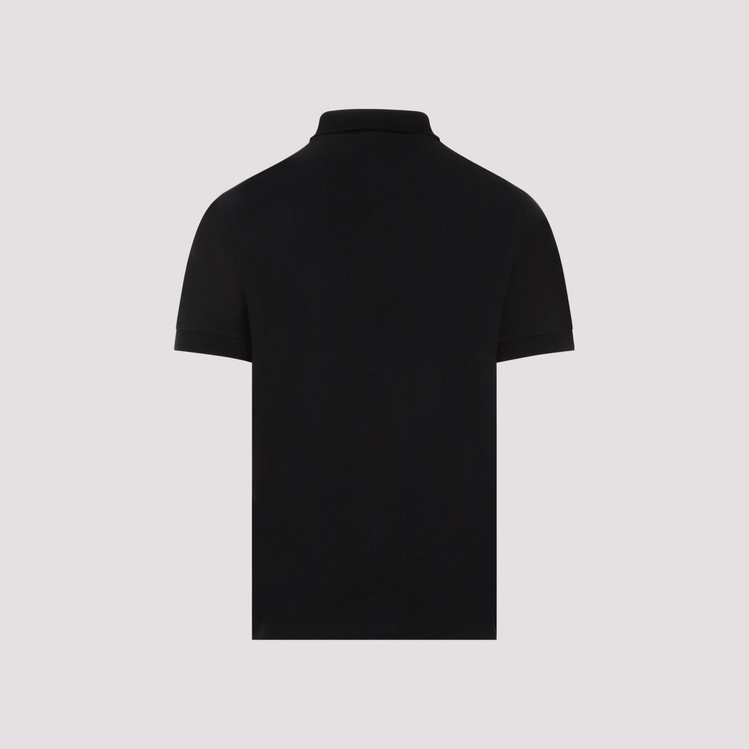 Shop Stone Island Cotton Polo In Black