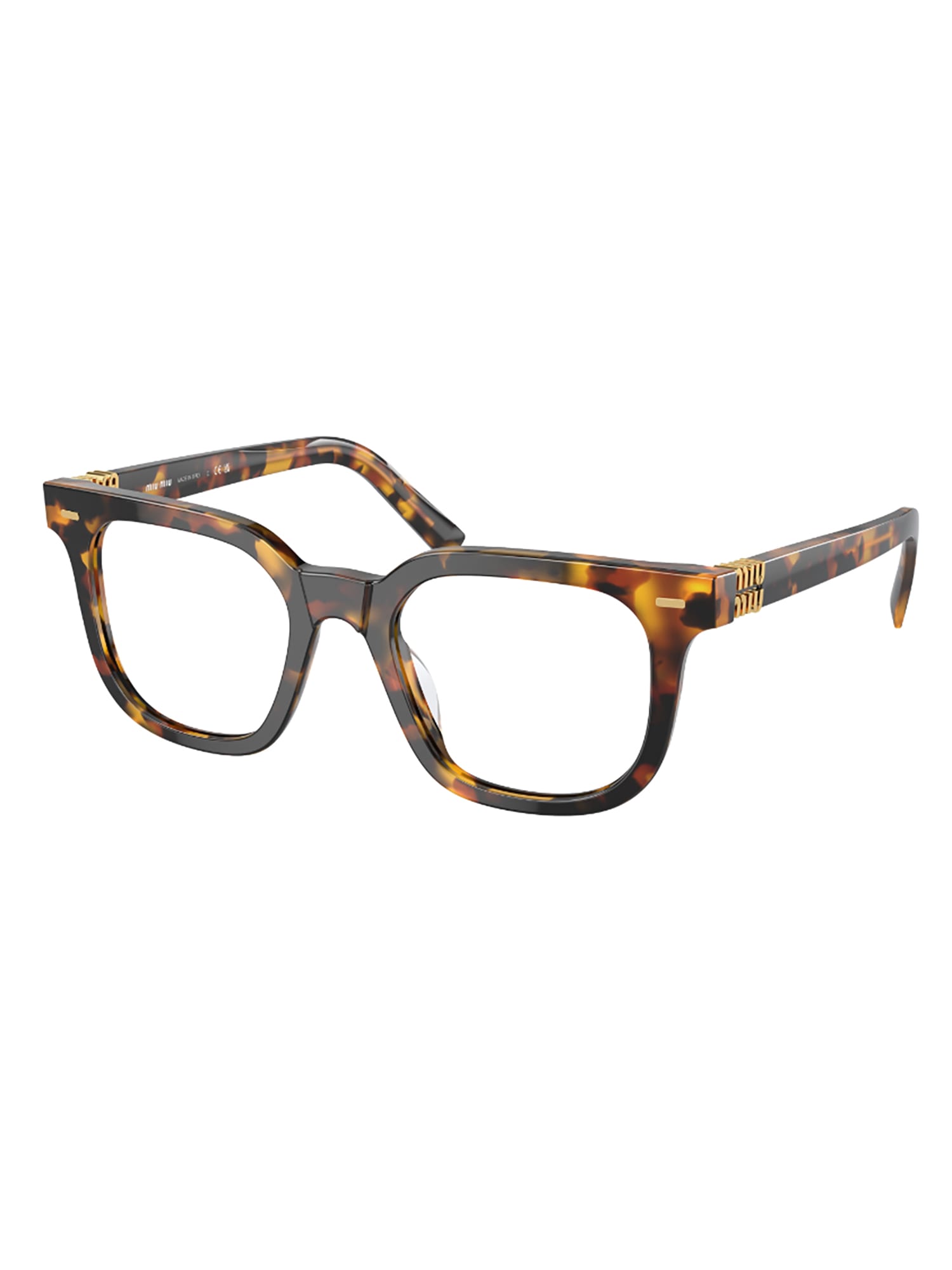 Miu Miu 06xv Vista Eyewear In Brown
