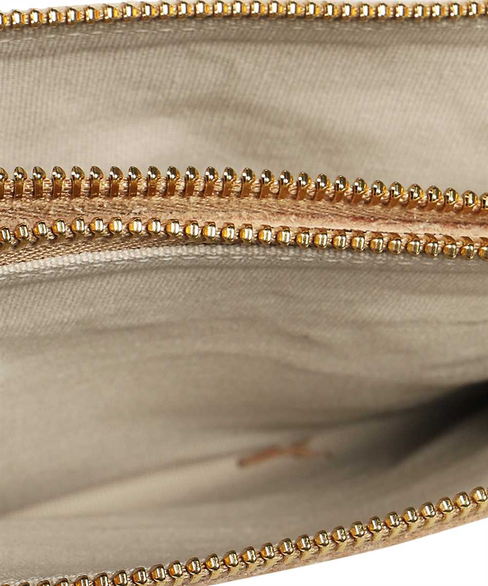 Il Bisonte Leather Clutch In Sand