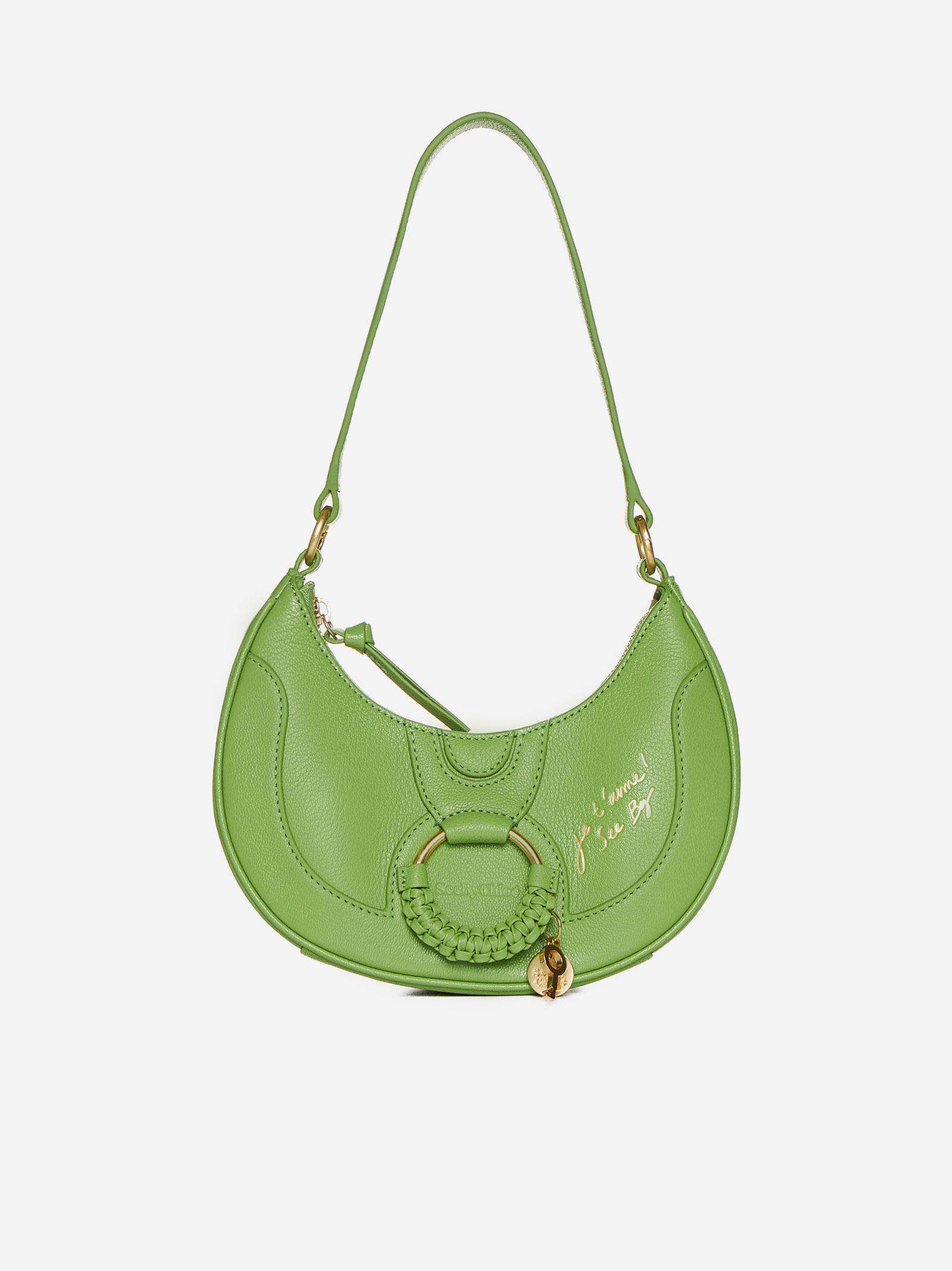 Shop See By Chloé Hana Leather Bag In Green