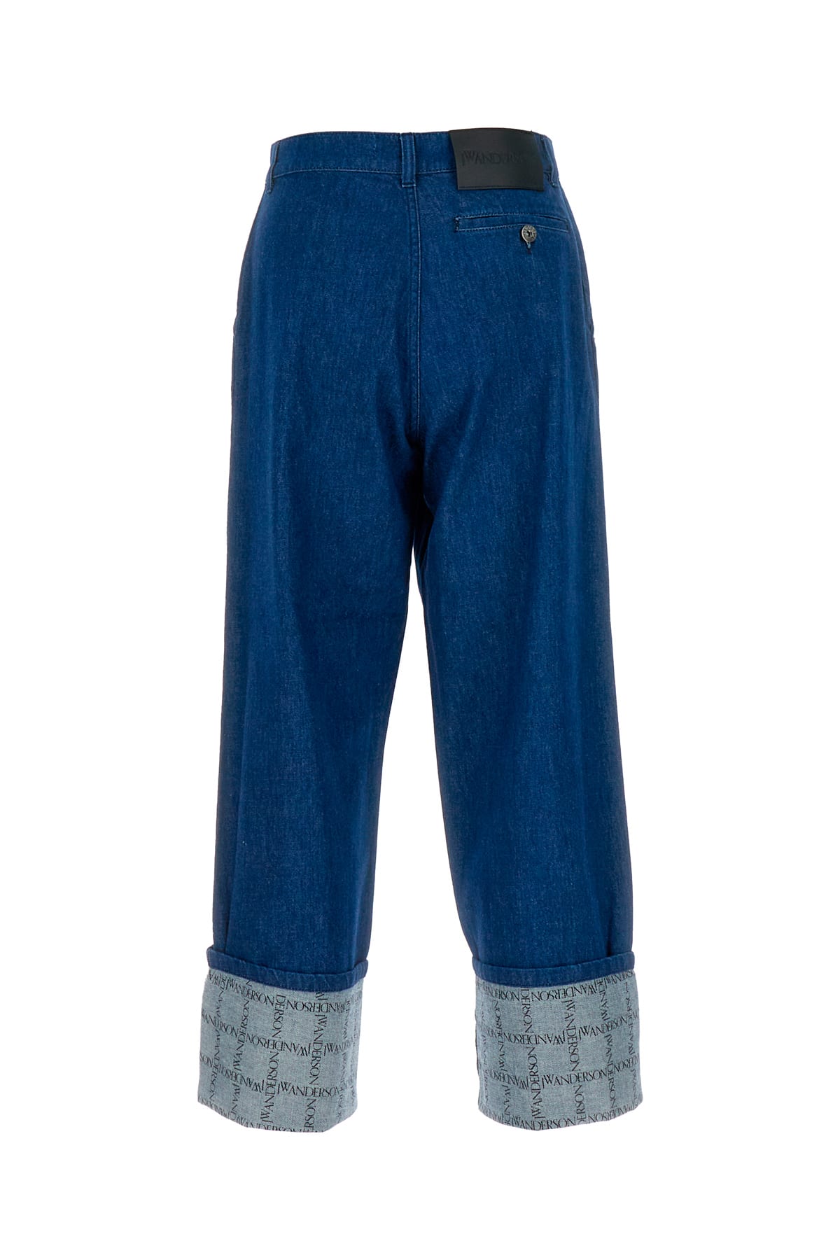 Shop Jw Anderson Denim Jeans In 870