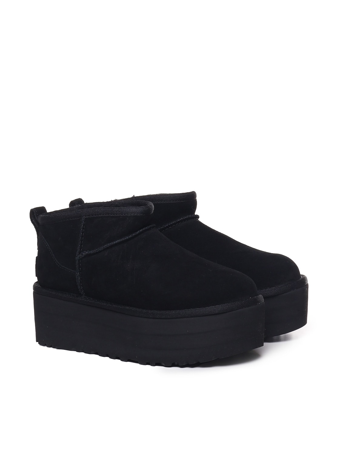 Ugg Classic Ultra Mini Platform Boots In Black