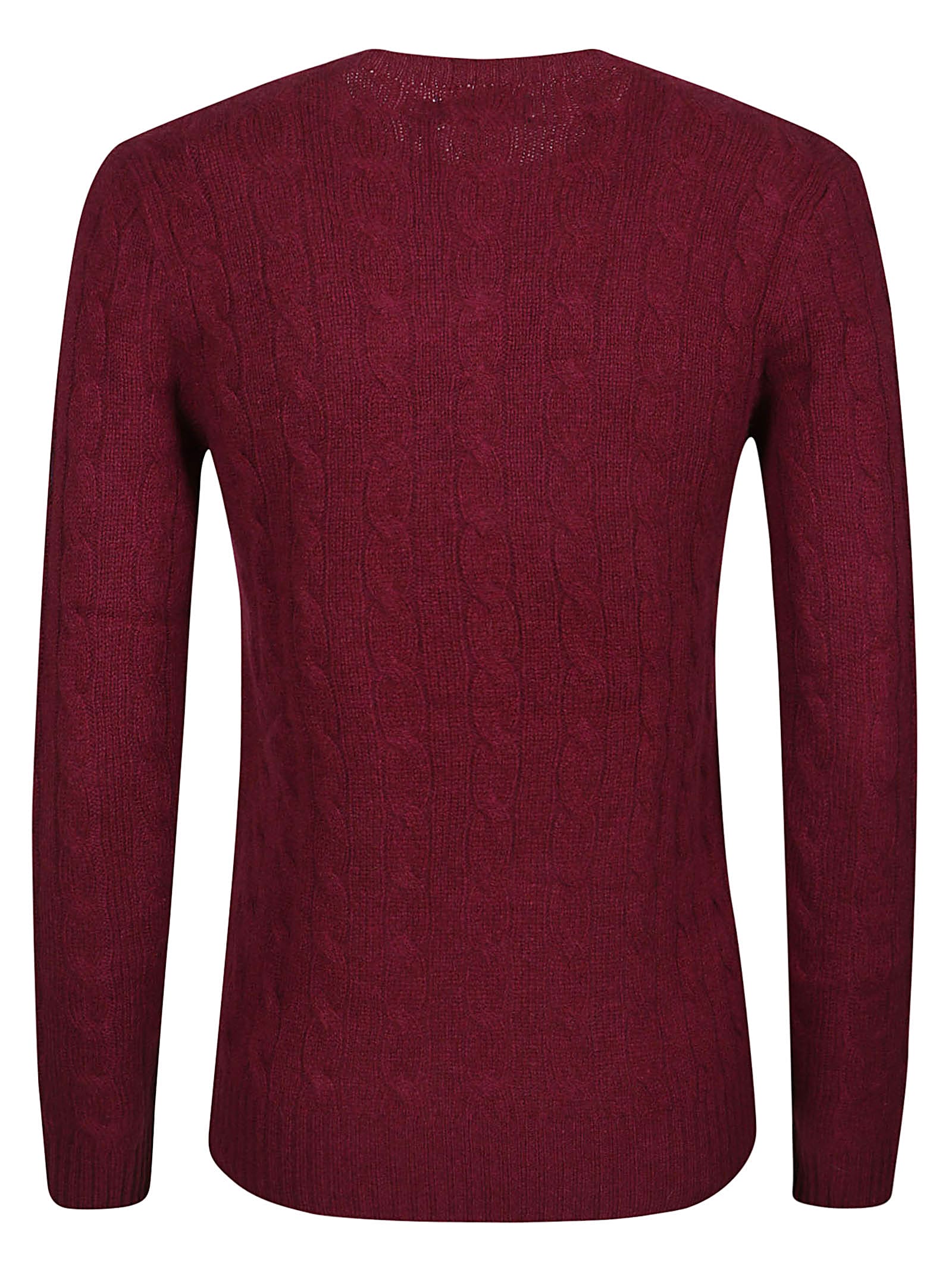 Shop Polo Ralph Lauren Julianna Sweater In Plum Heather