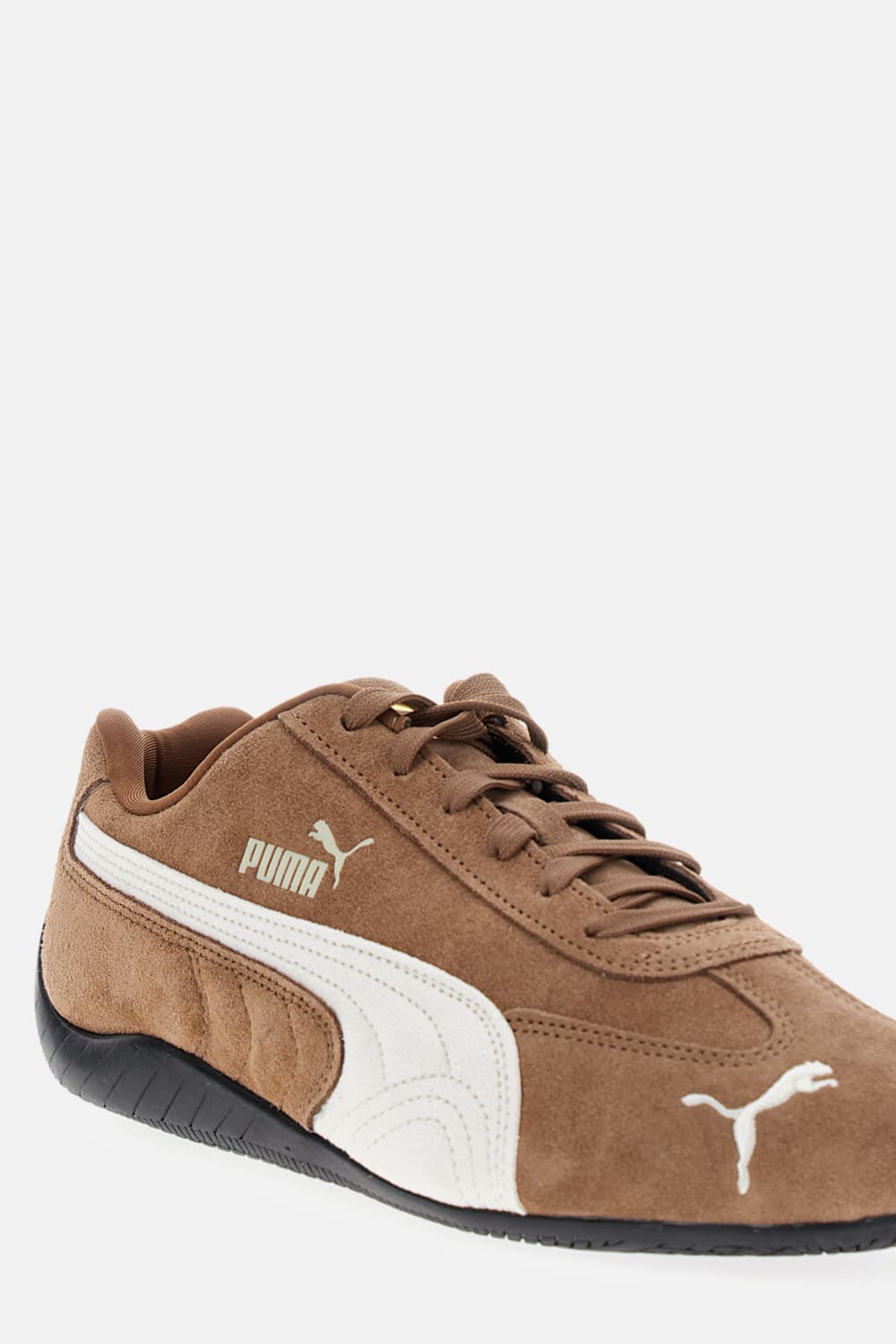 Puma Coffee Suede Leather Speedcat Og Sneakers In Brown