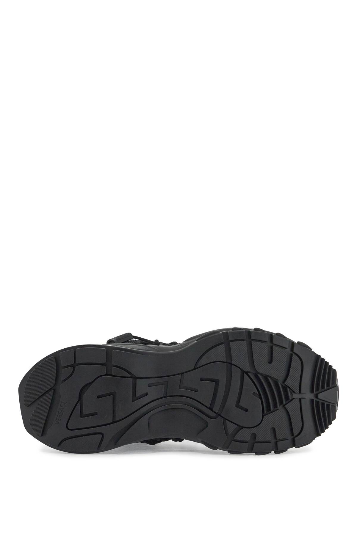 Versace Black Sneakers In Black (black)