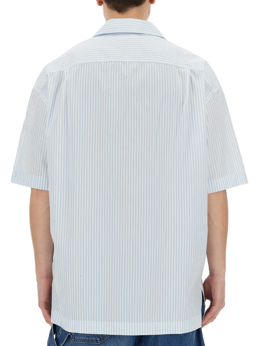 Shop Jw Anderson Boxy Fit Shirt In Azure