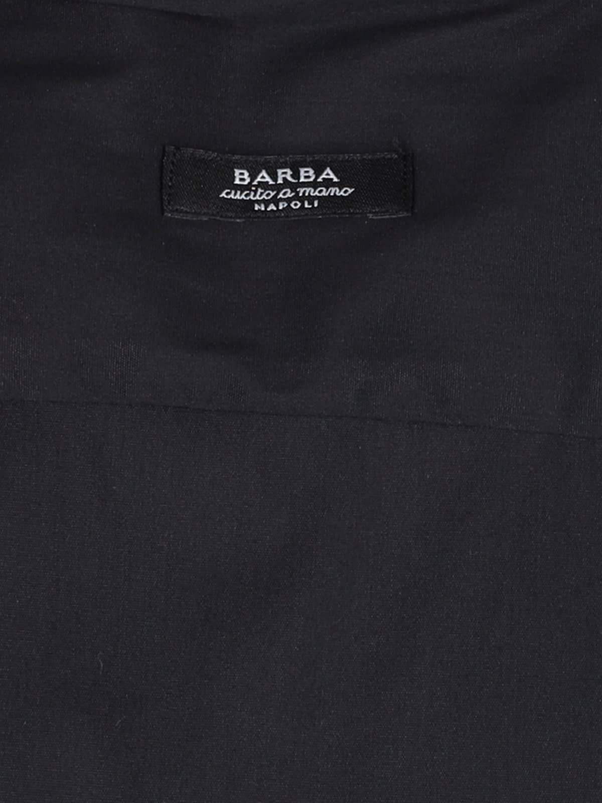Shop Barba Napoli Classic Shirt In Black