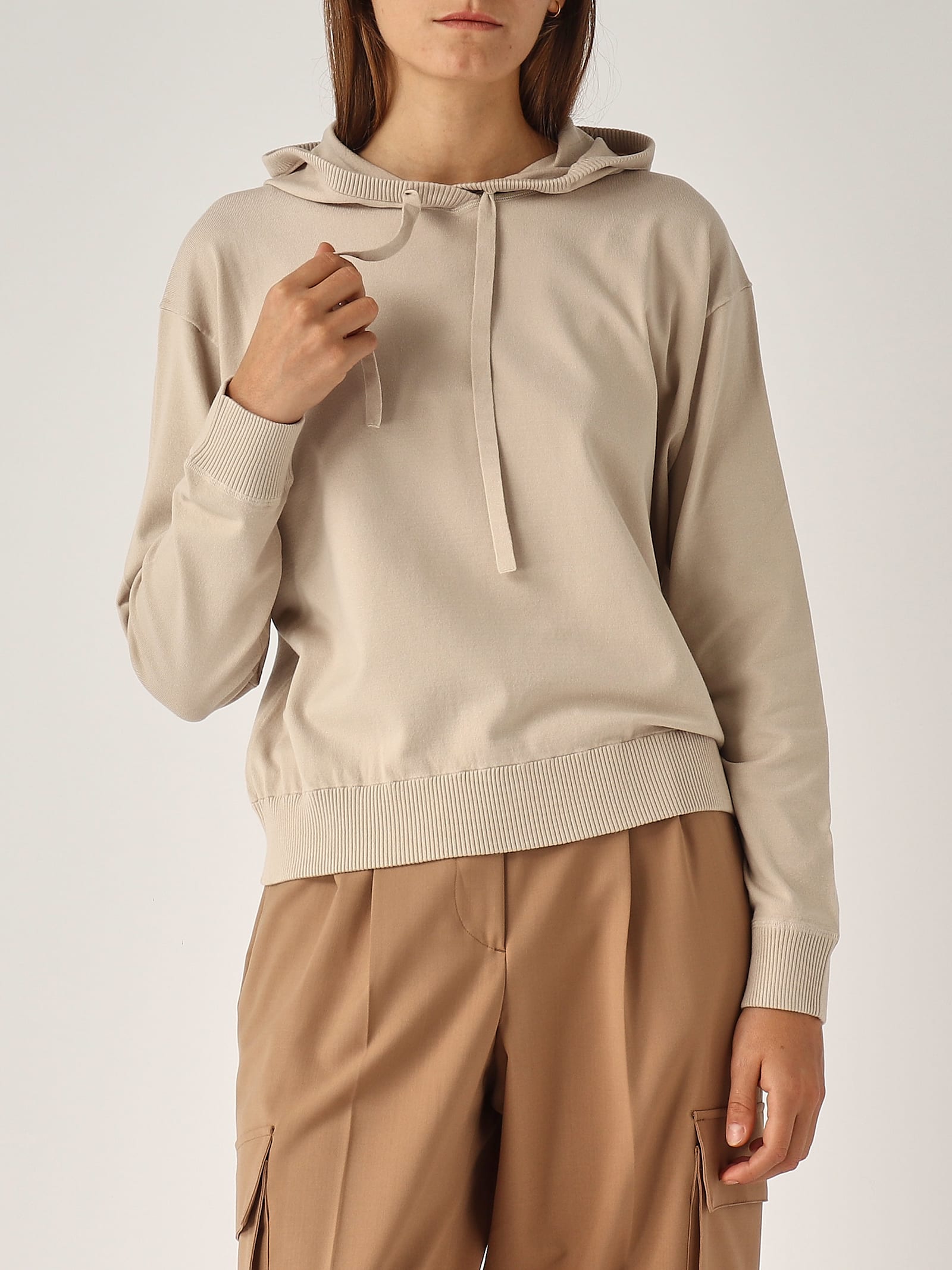 Shop Max Mara Tesoro Sweater In Beige