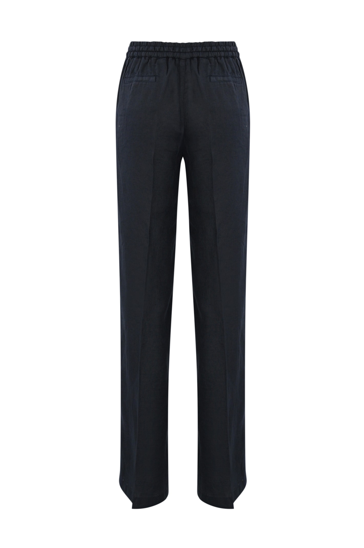 Re-hash Allegra Linen Palazzo Trousers In Blu
