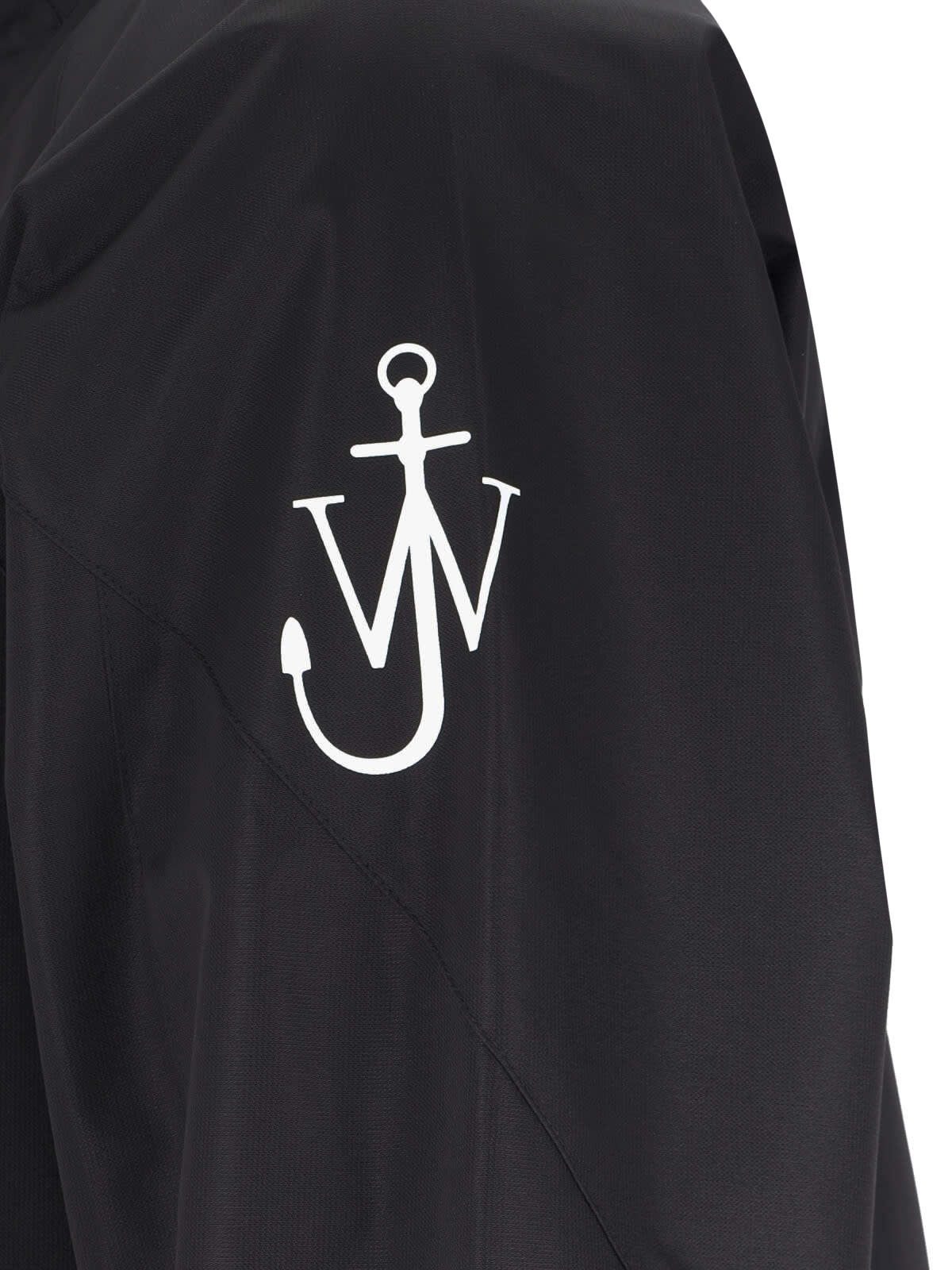 Shop Jw Anderson Logo Sporty Jacket In Black