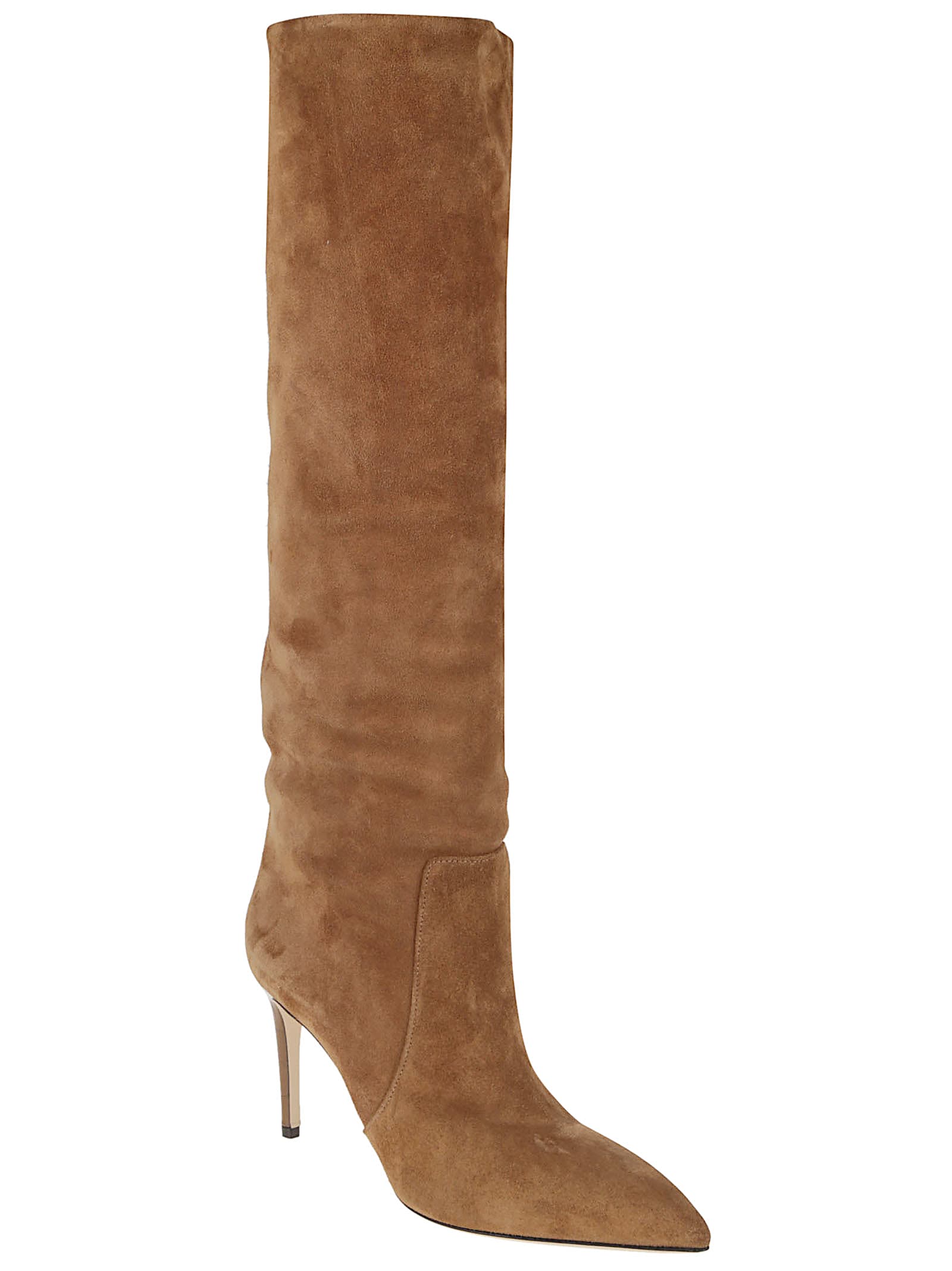 Paris Texas 85mm Suede Leather Knee-high Boots In Brown