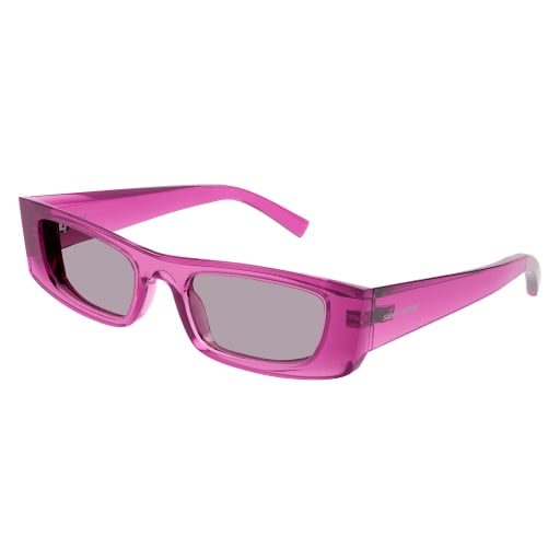 Saint Laurent Sl 553 Sunglasses In Pink Pink Violet