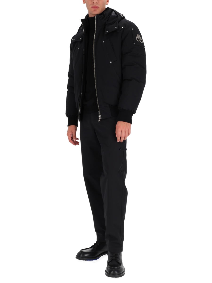 Moose Knuckles Bomber Original Ballistic Neoshear In Black