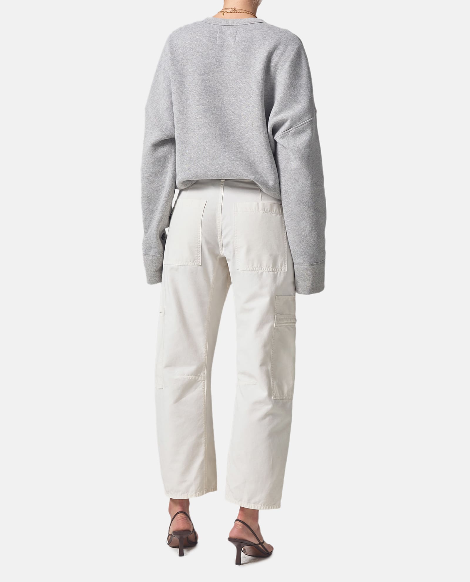 Shop Citizens Of Humanity Marcelle Cargo Pants In White