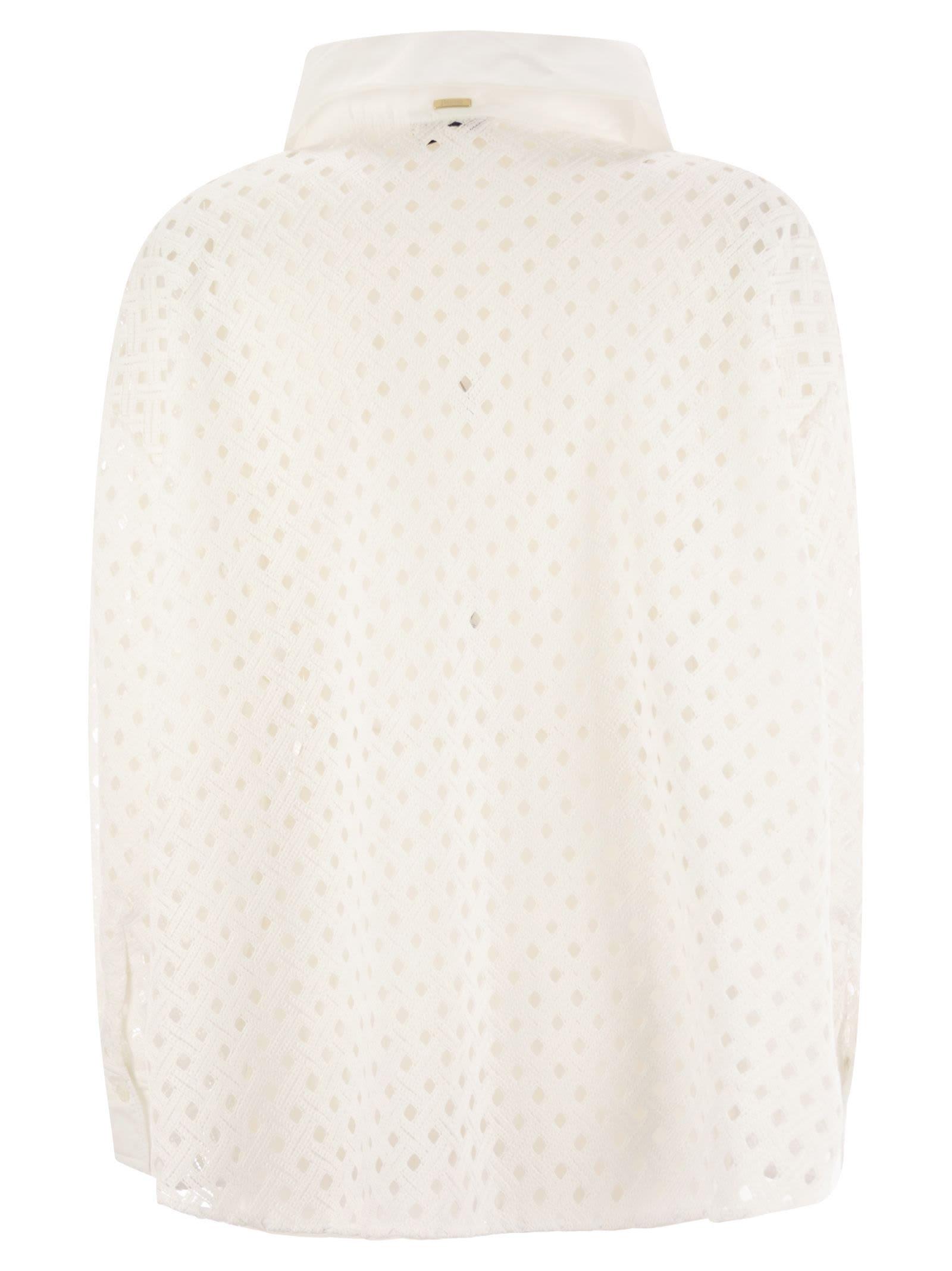 Herno Crochet-effect Shirt-cut Jacket
