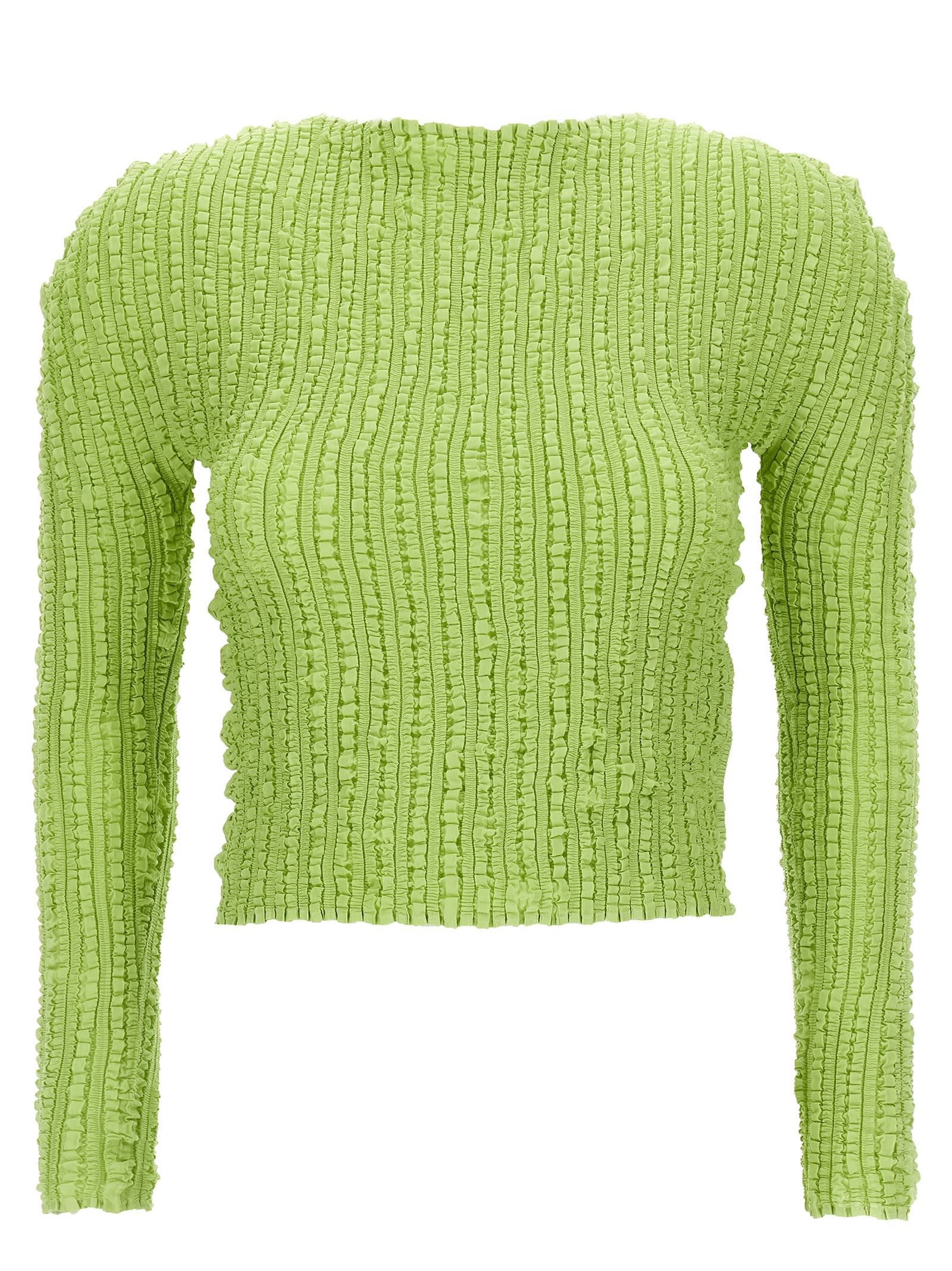 Issey Miyake Jellyfish Pleats Sweaters And Cardigans Green