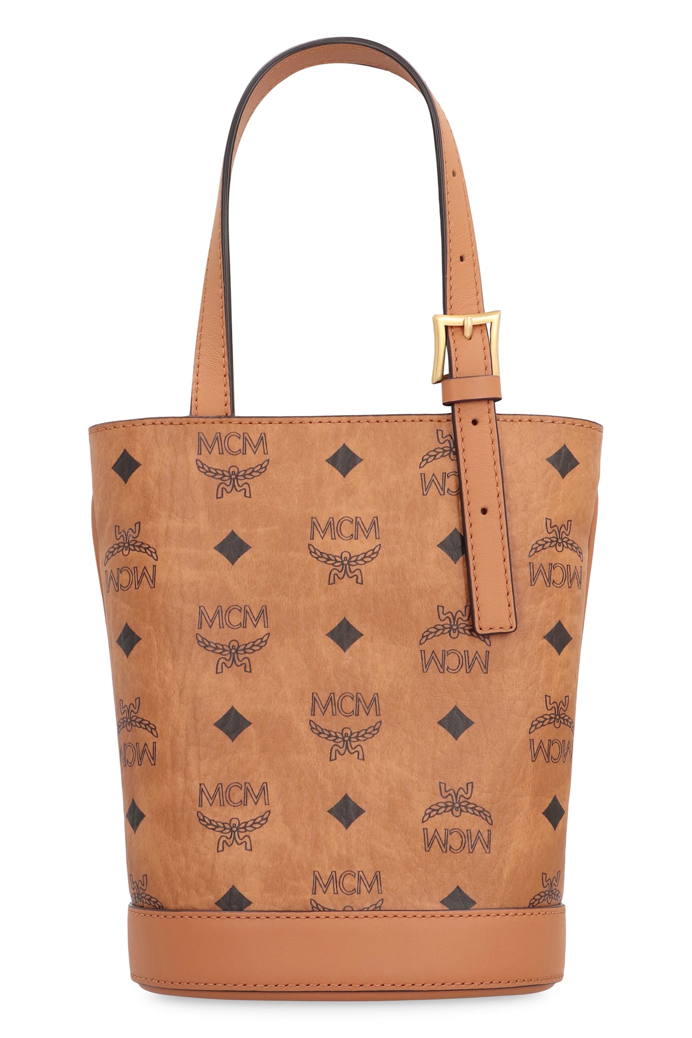 Mcm Aren Bucket Bag In Brown