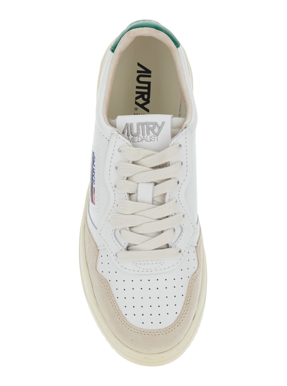 Autry Medalist Low Wom In White