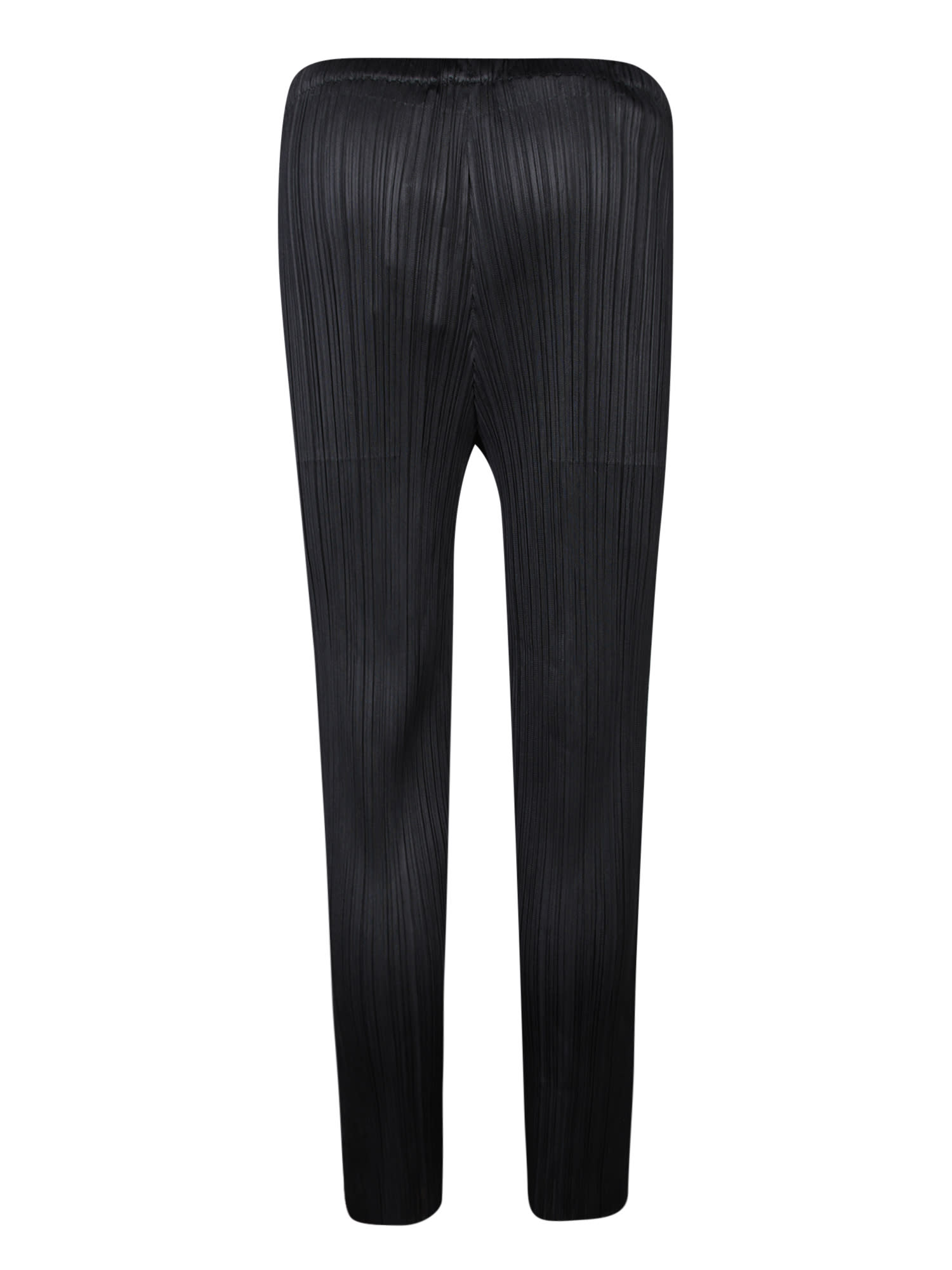 Shop Issey Miyake Pleats Please Black Trousers