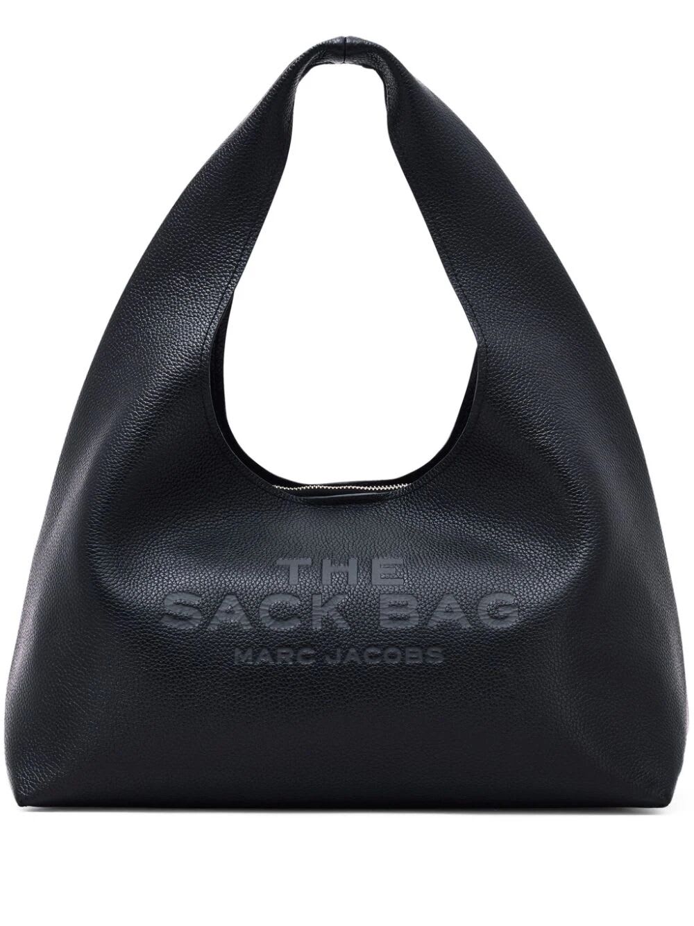 Marc Jacobs The Sack Leather Shoulder Bag In Black