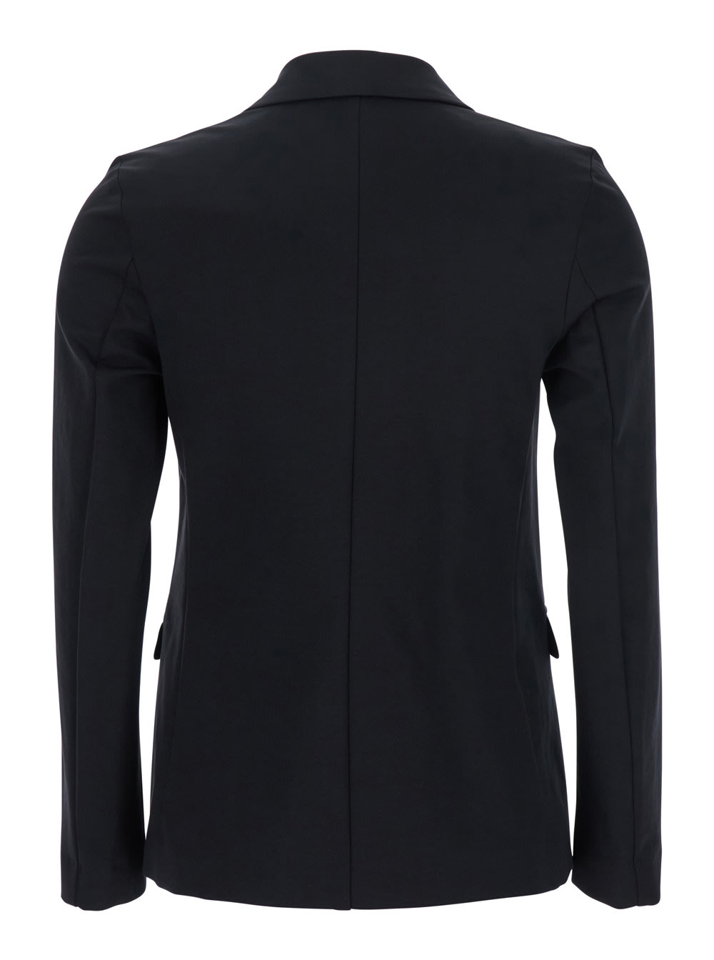 Merci Black Double-breasted Jacket With Peak Revers In Fabric Woman