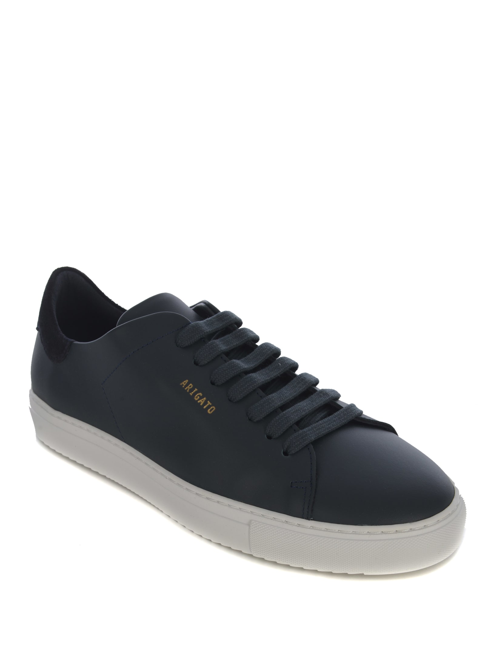 Shop Axel Arigato Sneakers  Clean 90 Made Of Leather In Blu Scuro