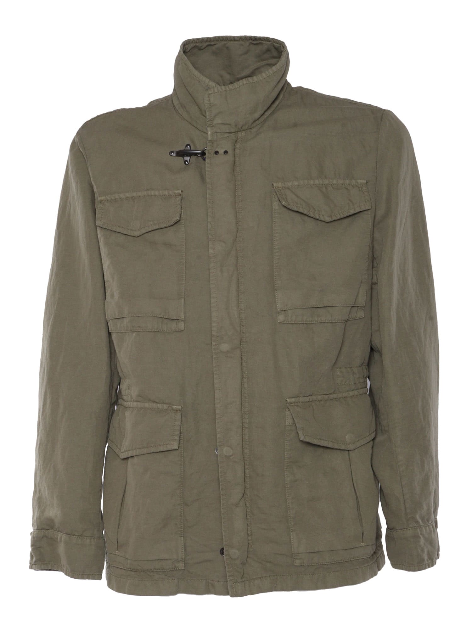Shop Fay Military Green Jacket
