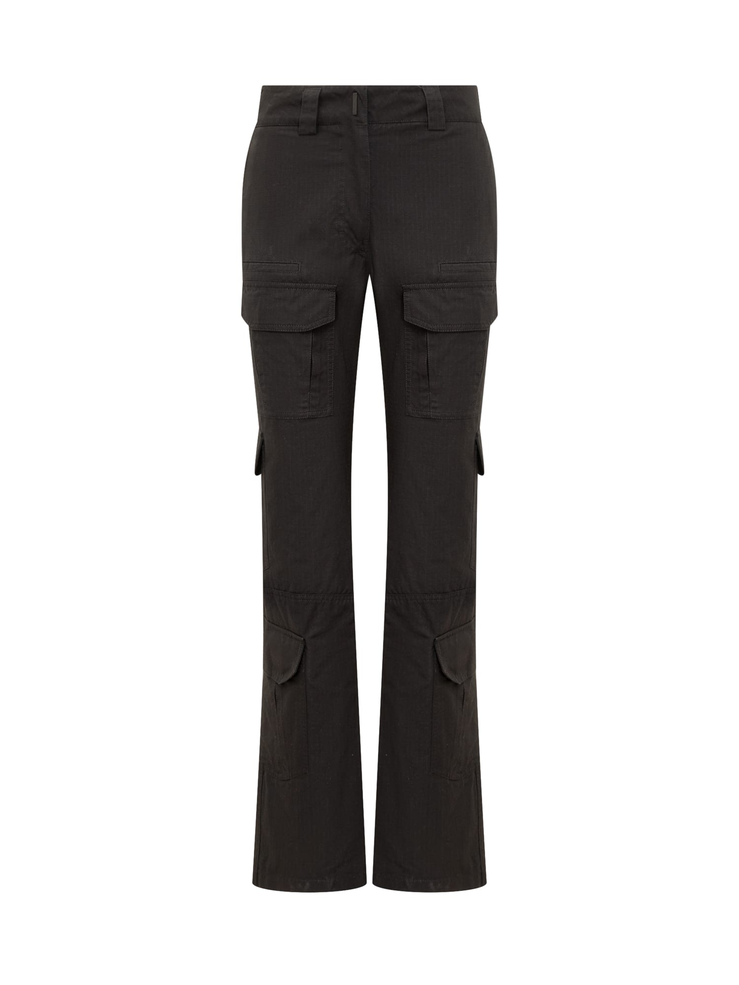 Shop Givenchy Cargo Trousers In Black