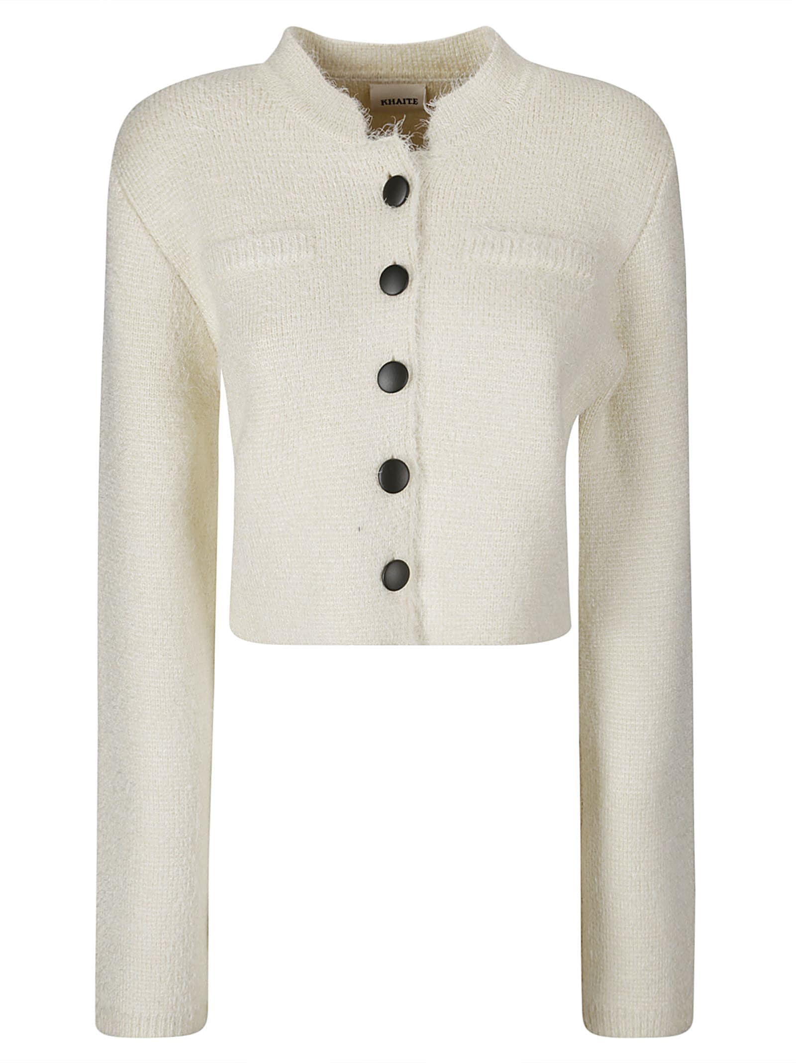 Shop Khaite Ello Jacket In Cream