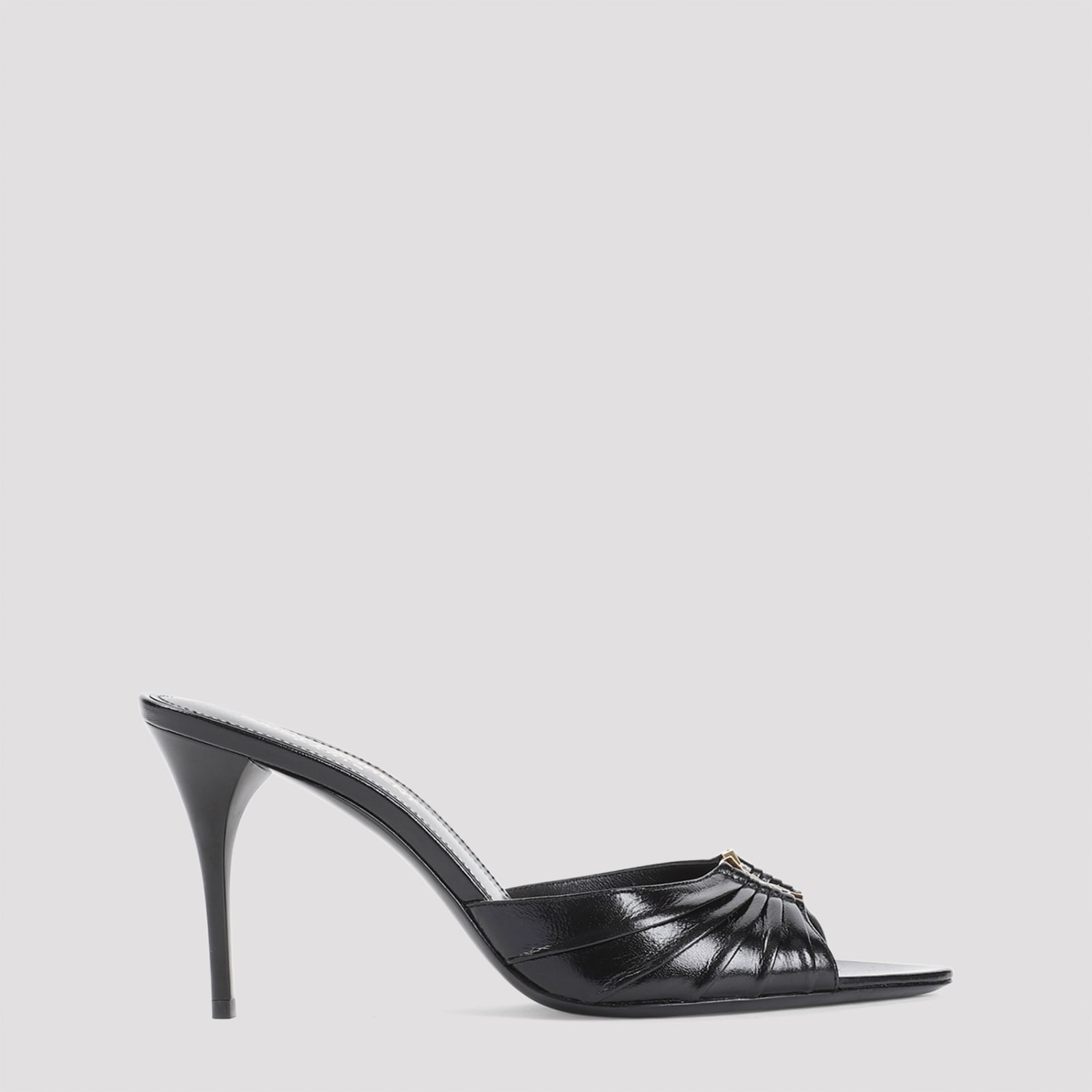 Saint Laurent Babylone 90 Sandals In Black