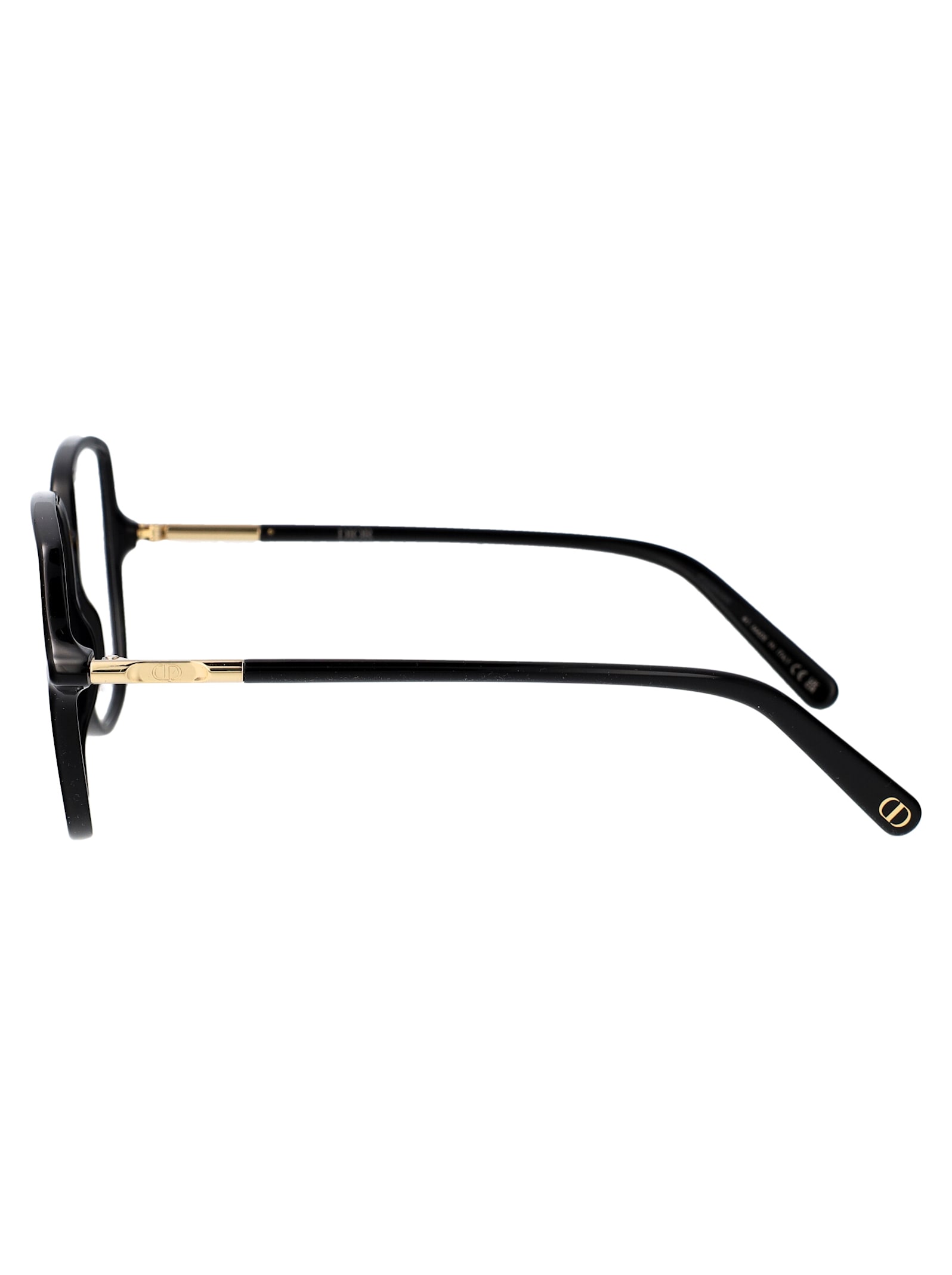 Shop Dior Mini Cd O Glasses In Black